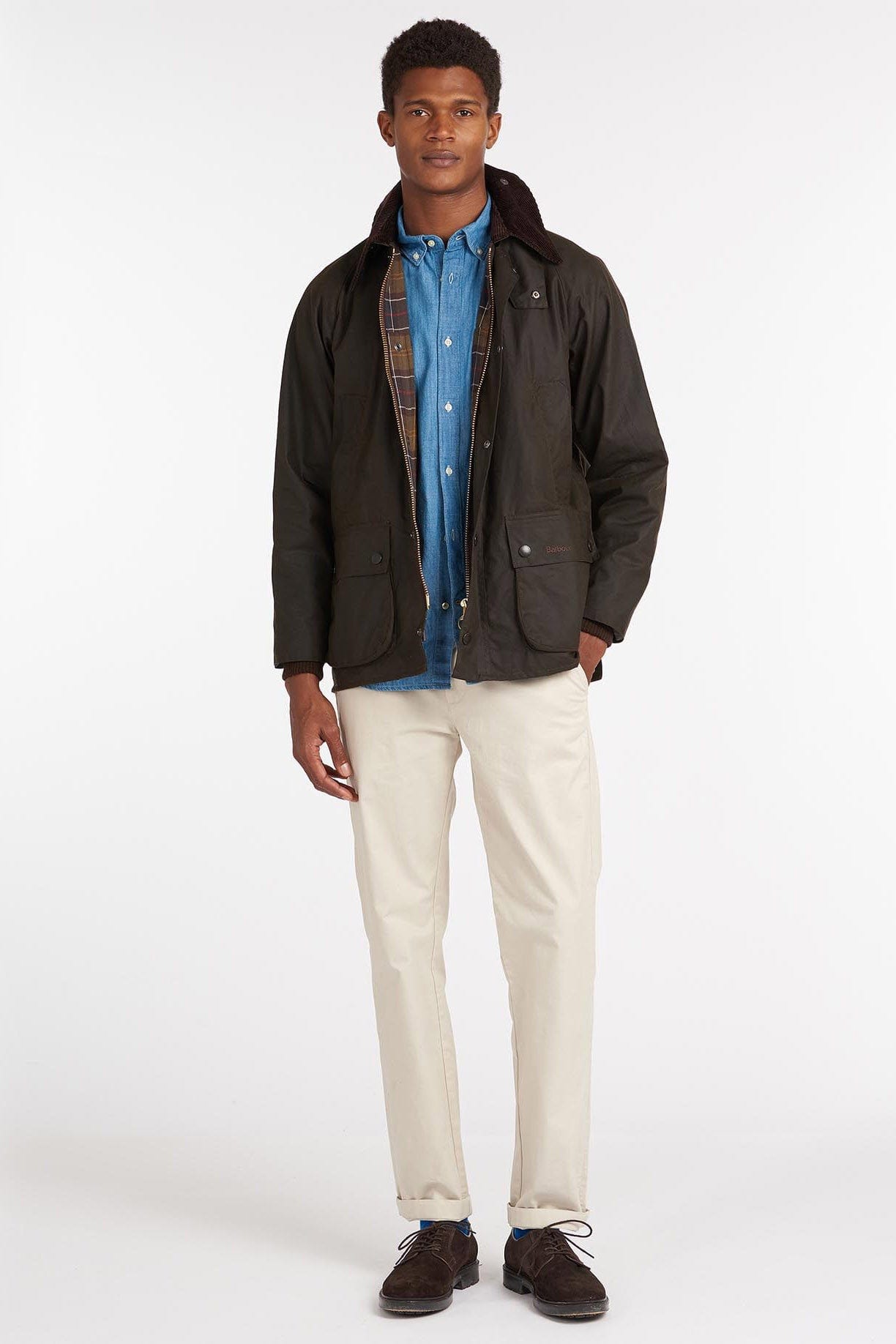 Barbour Classic Bedale Wax Jacket - Olive