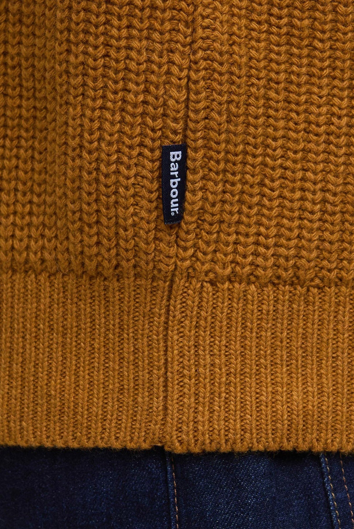 Barbour Cleveland Crew Neck Jumper - Copper