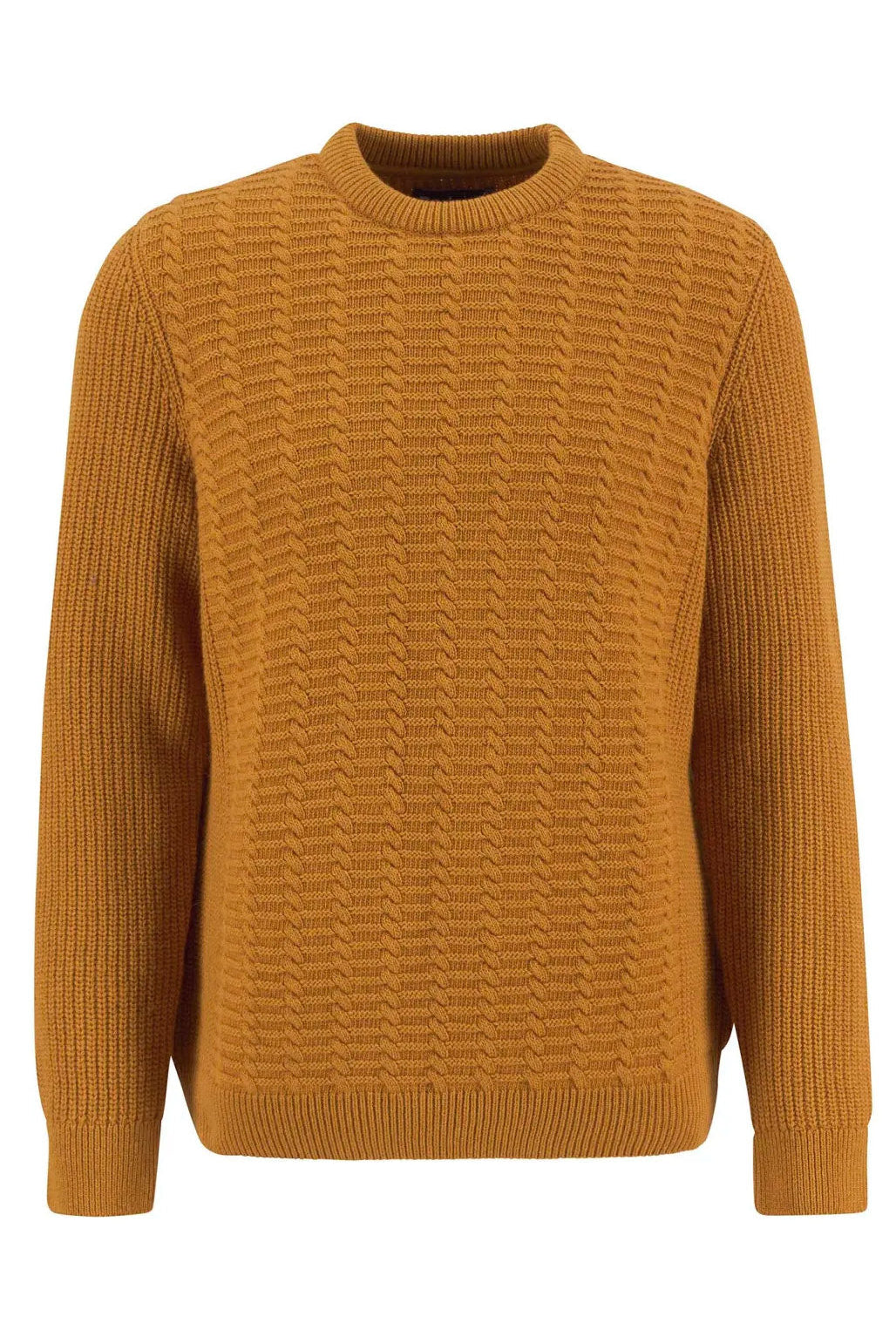 Barbour Cleveland Crew Neck Jumper - Copper