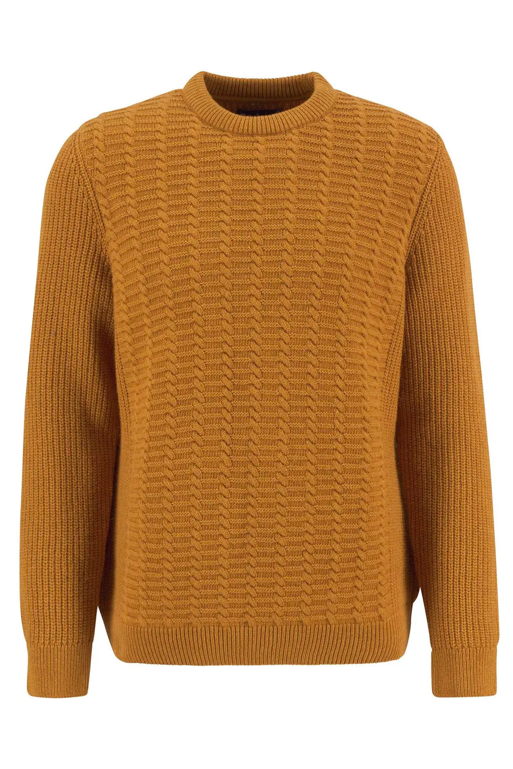 Barbour Cleveland Crew Neck Jumper - Copper