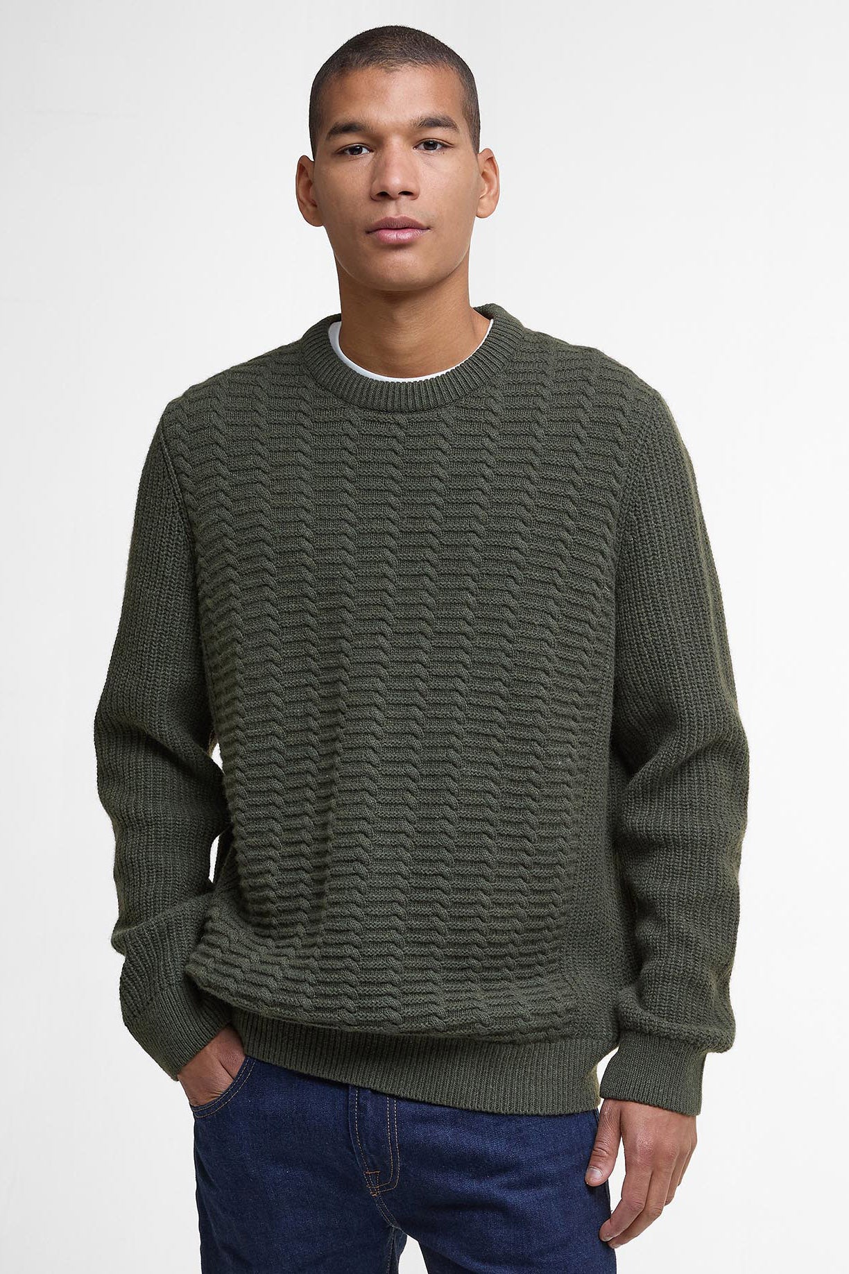 Barbour Cleveland Crew Neck Jumper - Duffle Bag