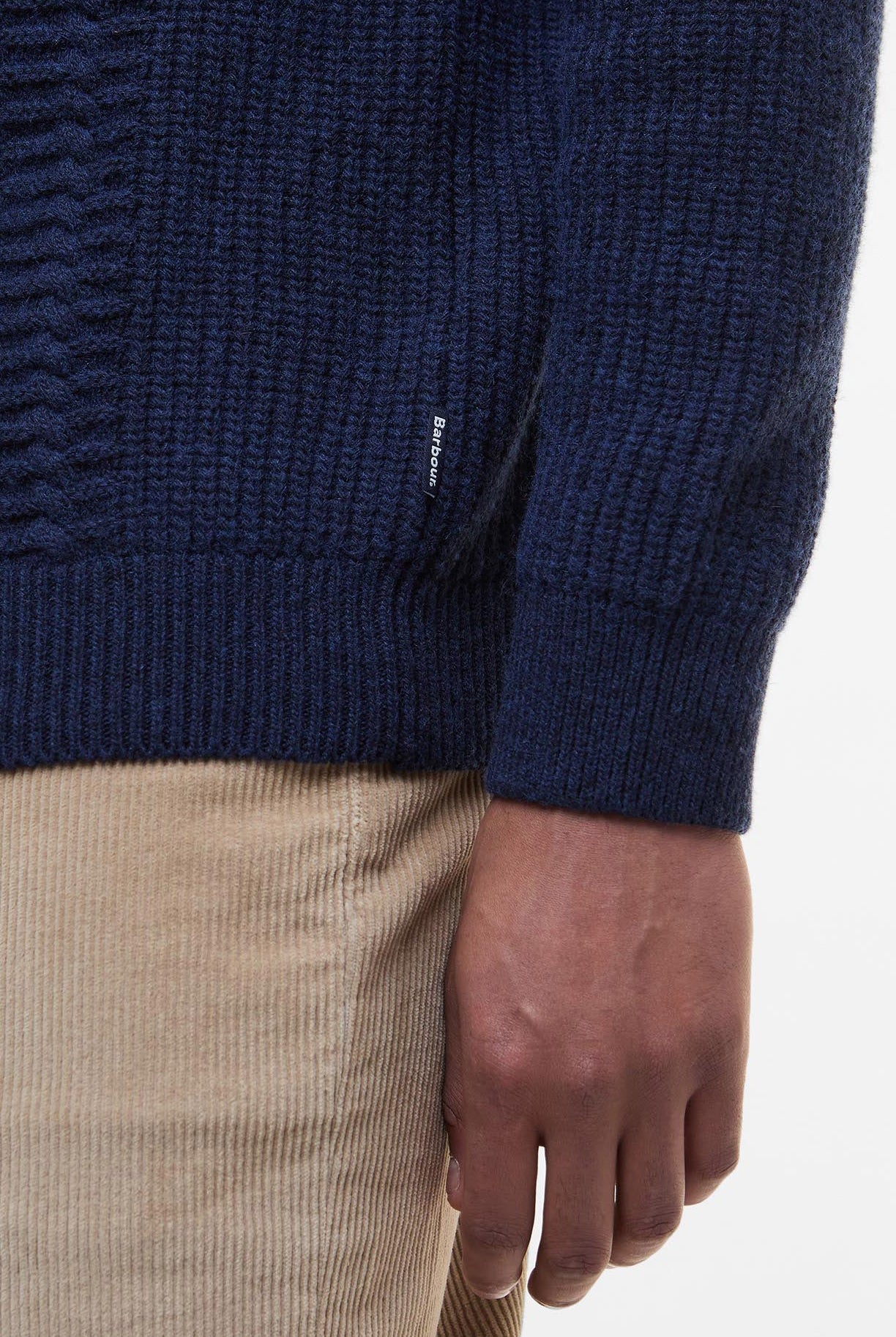 Barbour Cleveland Crew Neck Jumper - Navy
