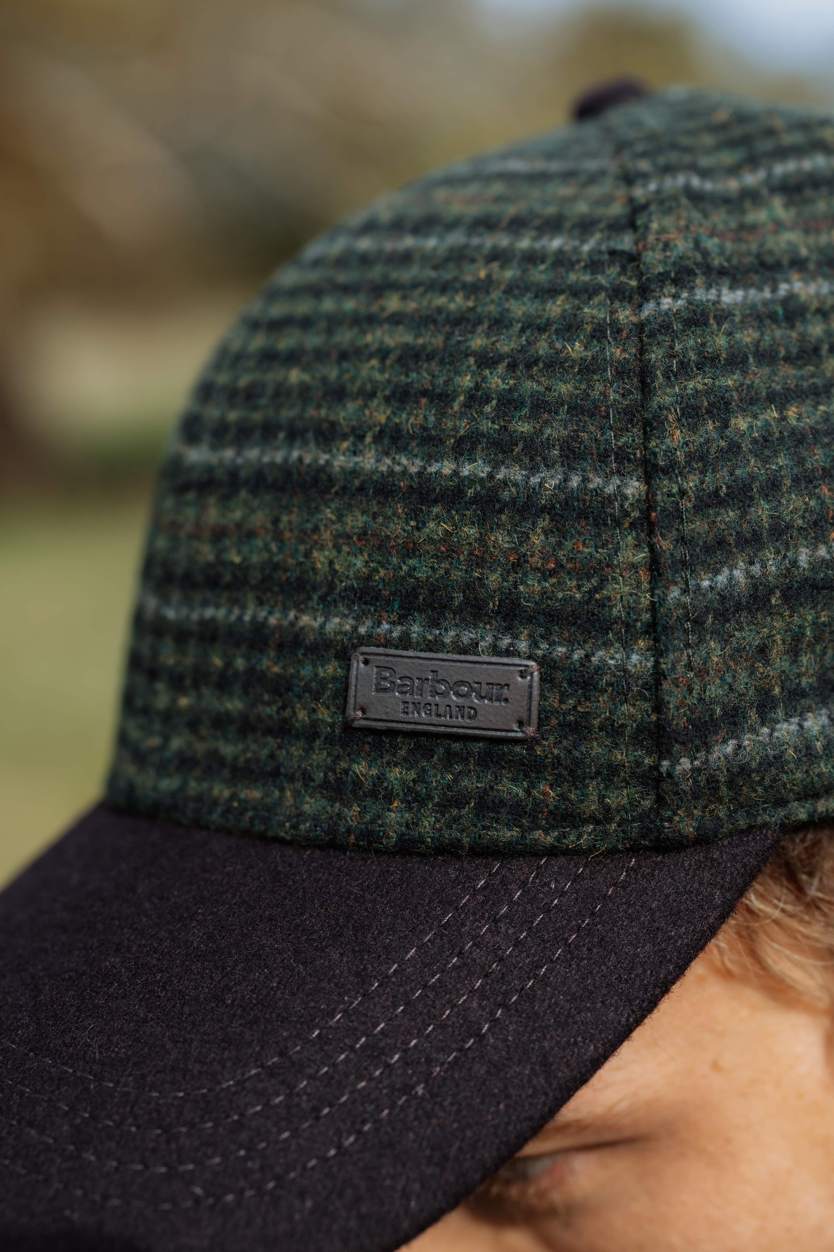 Barbour Clyde Cap - Brown/Olive Plaid MHA0867_BR51_OS