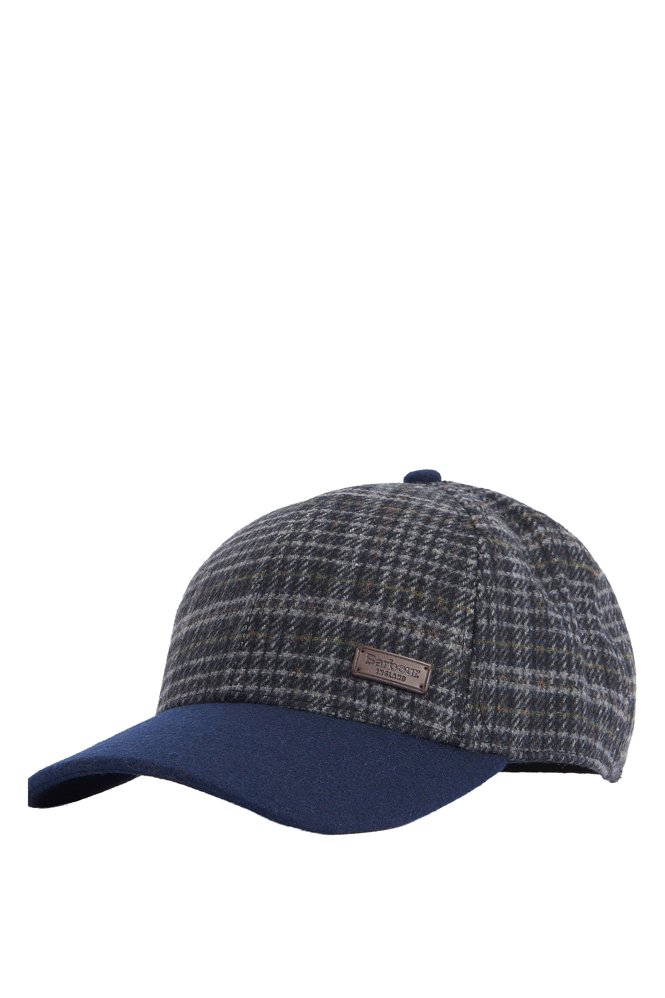 Barbour Clyde Cap - Navy/Grey Plaid MHA0867_NY91_OS