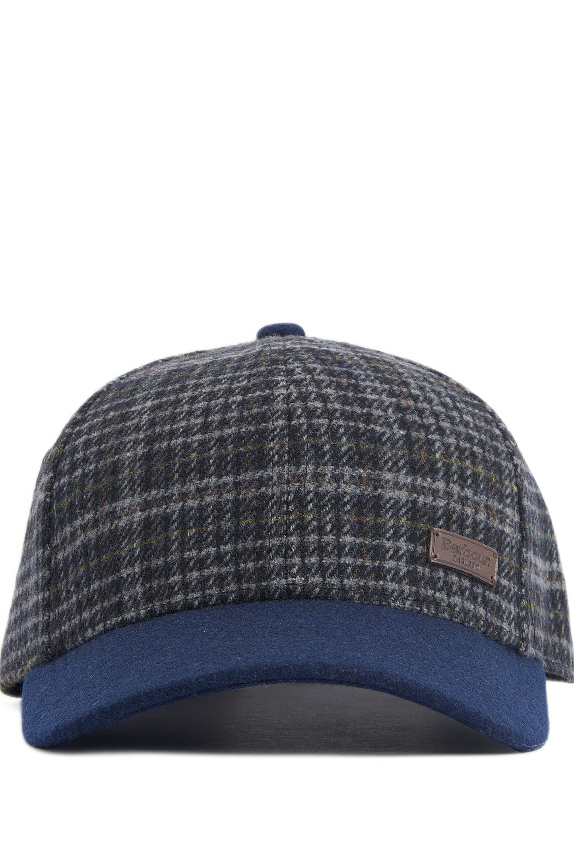 Barbour Clyde Cap - Navy/Grey Plaid MHA0867_NY91_OS