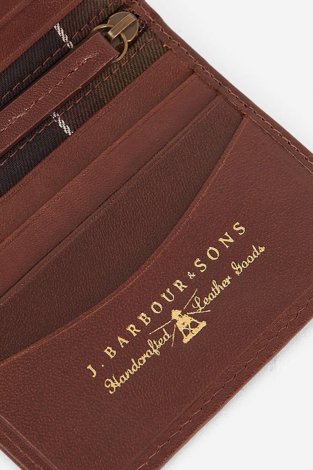 Barbour Colwell Small Billfold - Brown/Classic Tartan MLG0012_BR52_OS