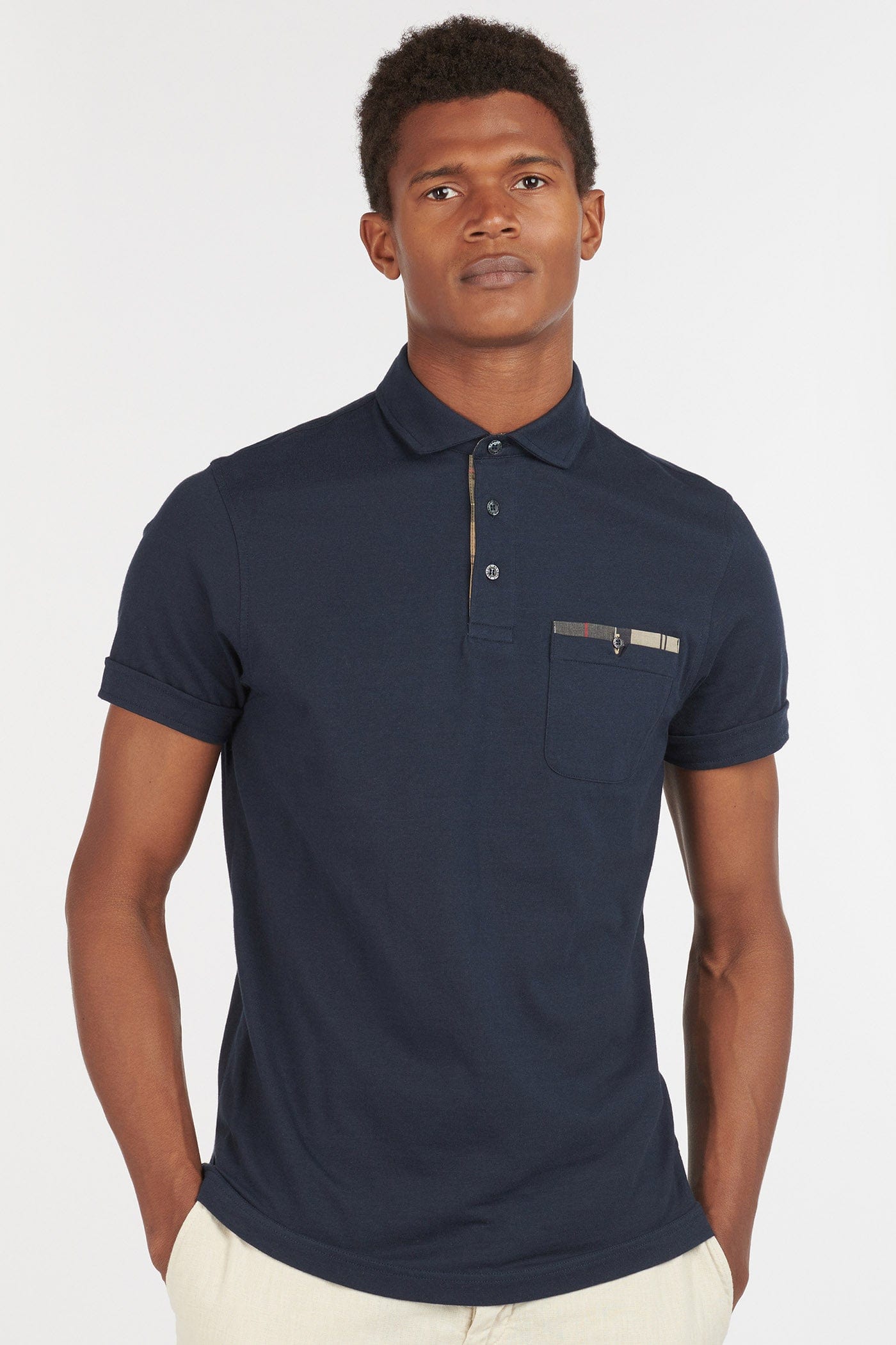 Barbour Corpatch Polo Shirt - Navy MML1071_NY31_L