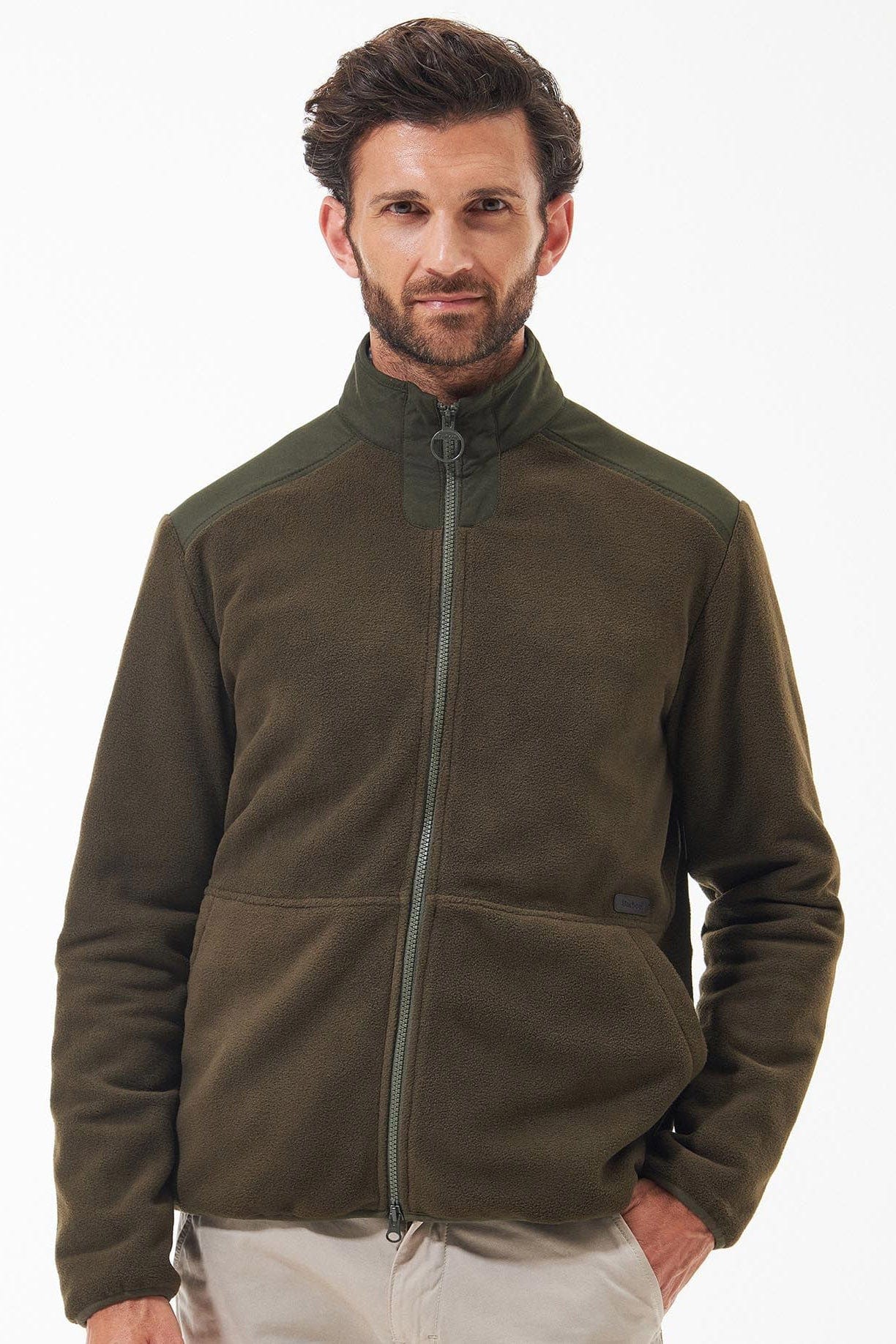 Barbour Country Fleece Jacket - Olive