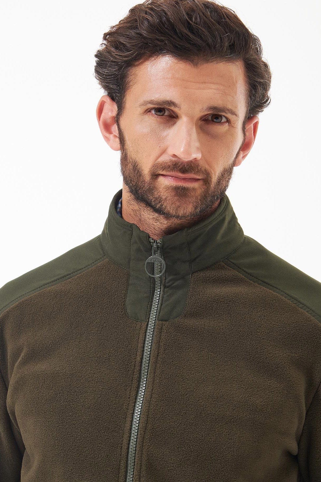 Barbour Country Fleece Jacket - Olive