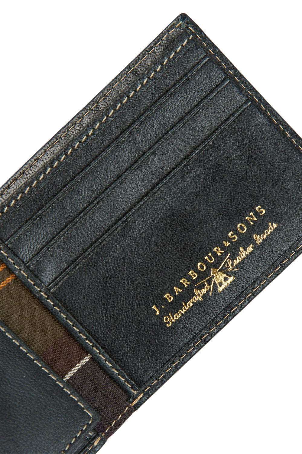 Barbour Crail Leather Billfold Wallet - Black MLG0054_BK11_OS