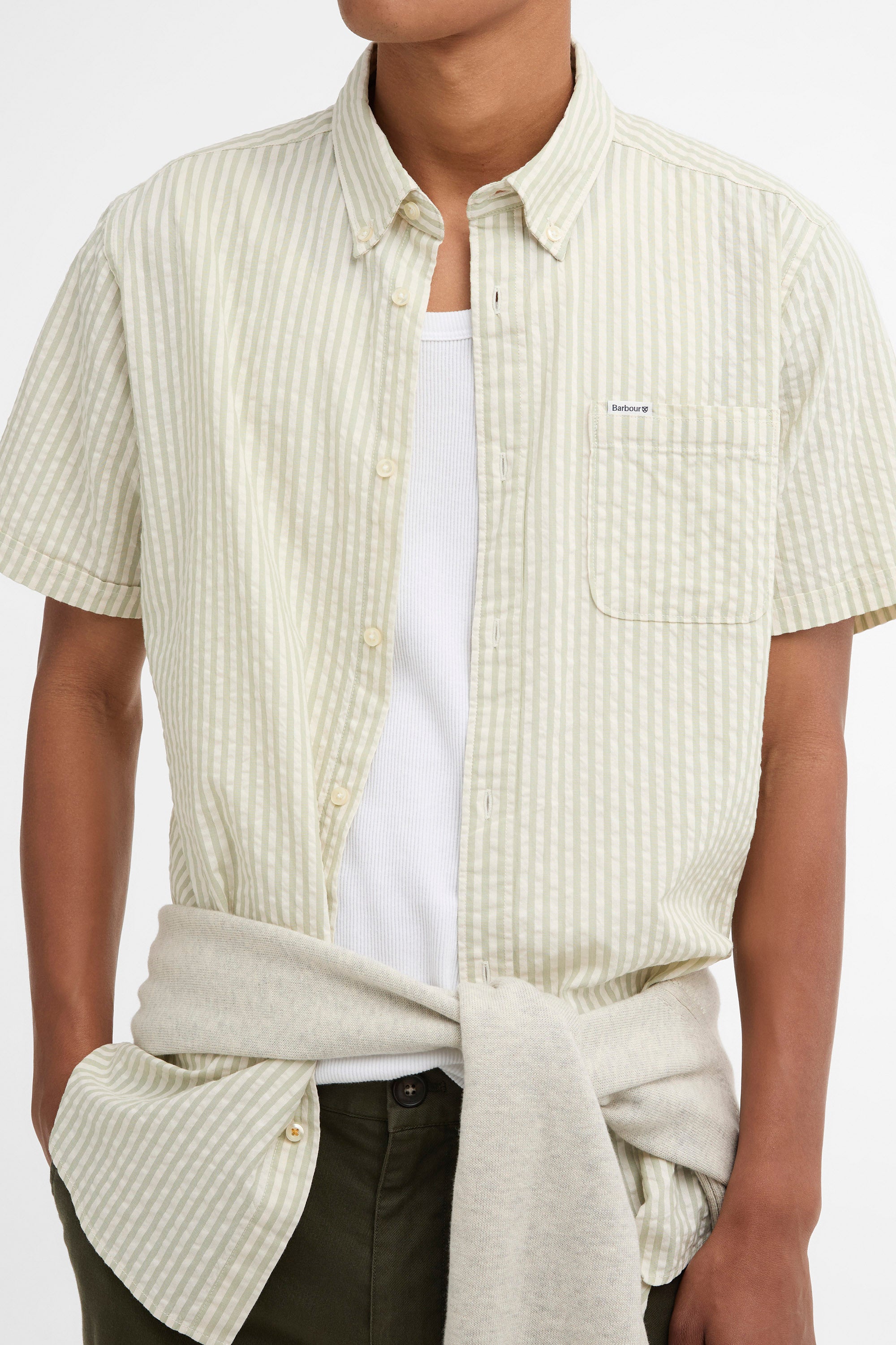 Barbour Cresswell Shirt - Sea Green