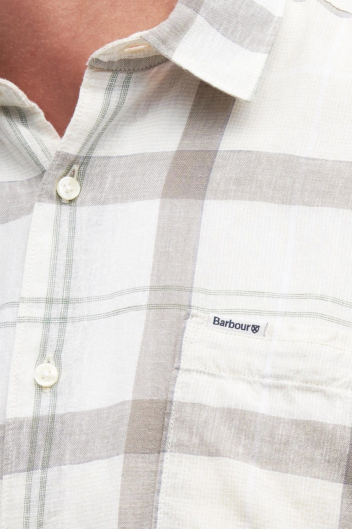 Barbour Croft Regular Fit Short Sleeve Shirt - Saltmarsh Tartan