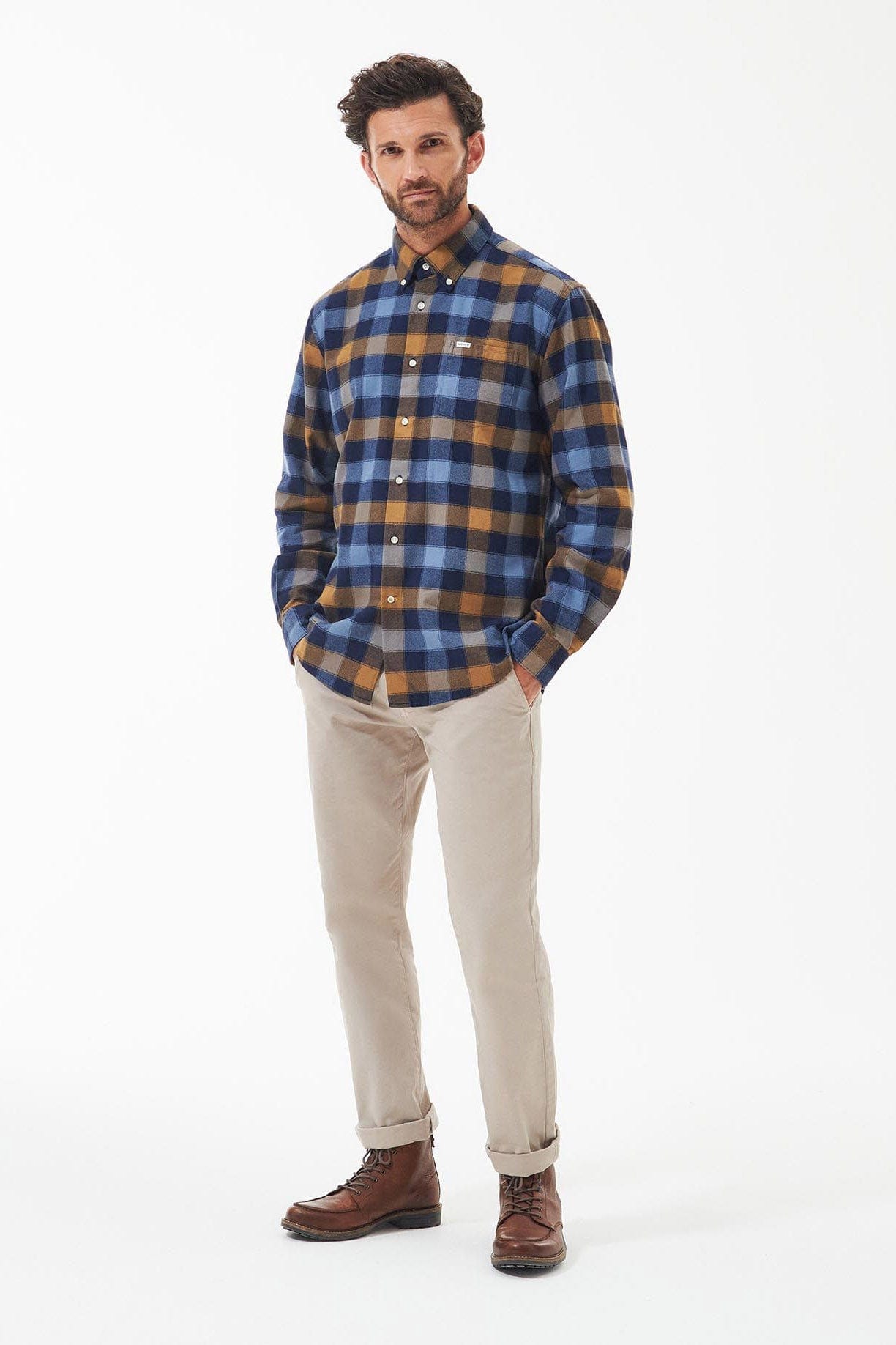 Barbour Damfield Regular Fit Shirt - Navy