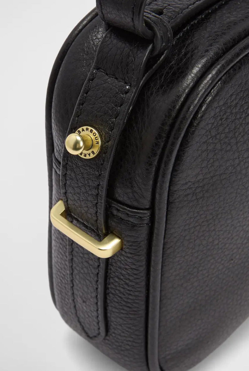 Barbour Daphne Leather Bag - Black LBA0492_BK11_OS