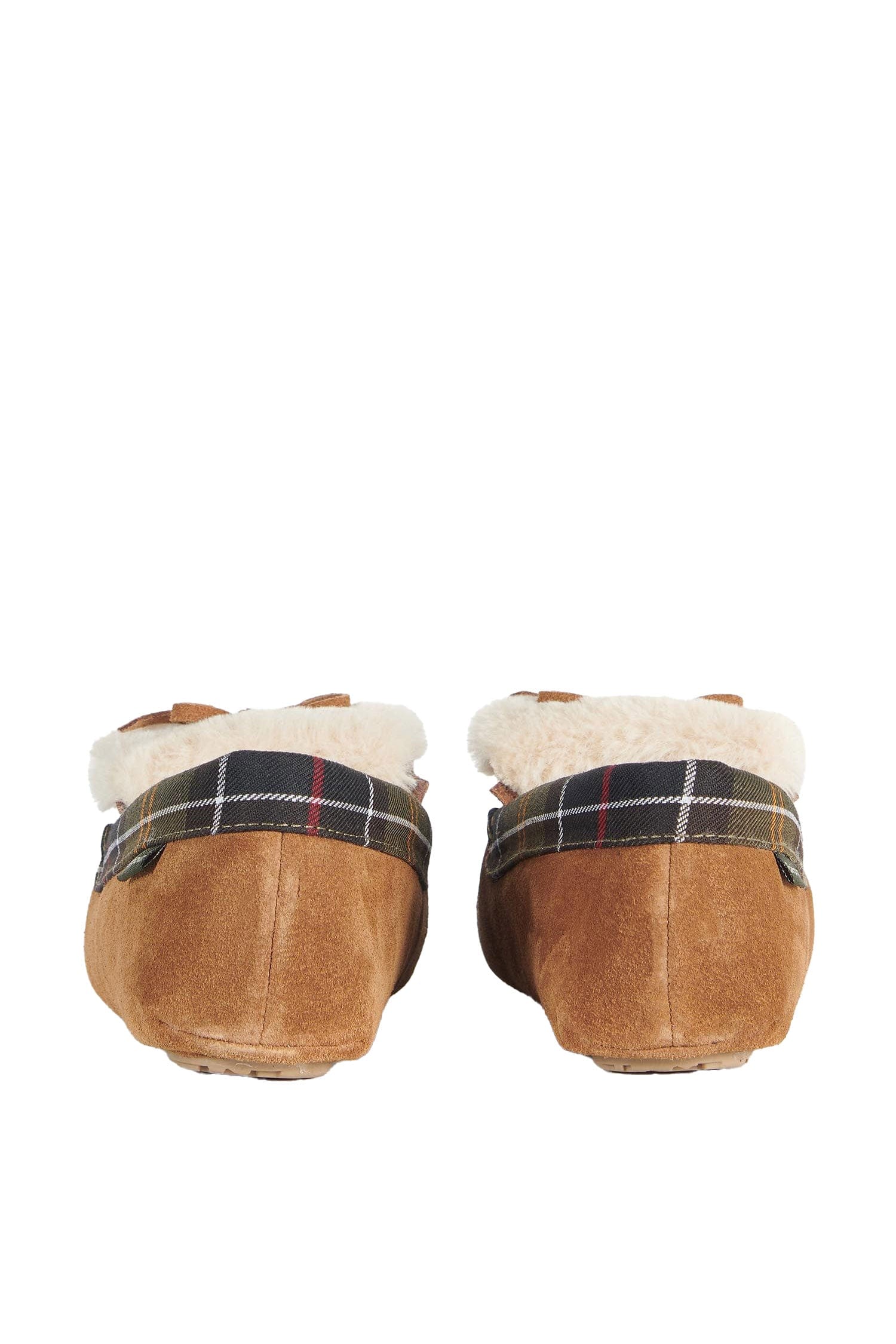 Barbour Darcie Slippers - Tan Suede