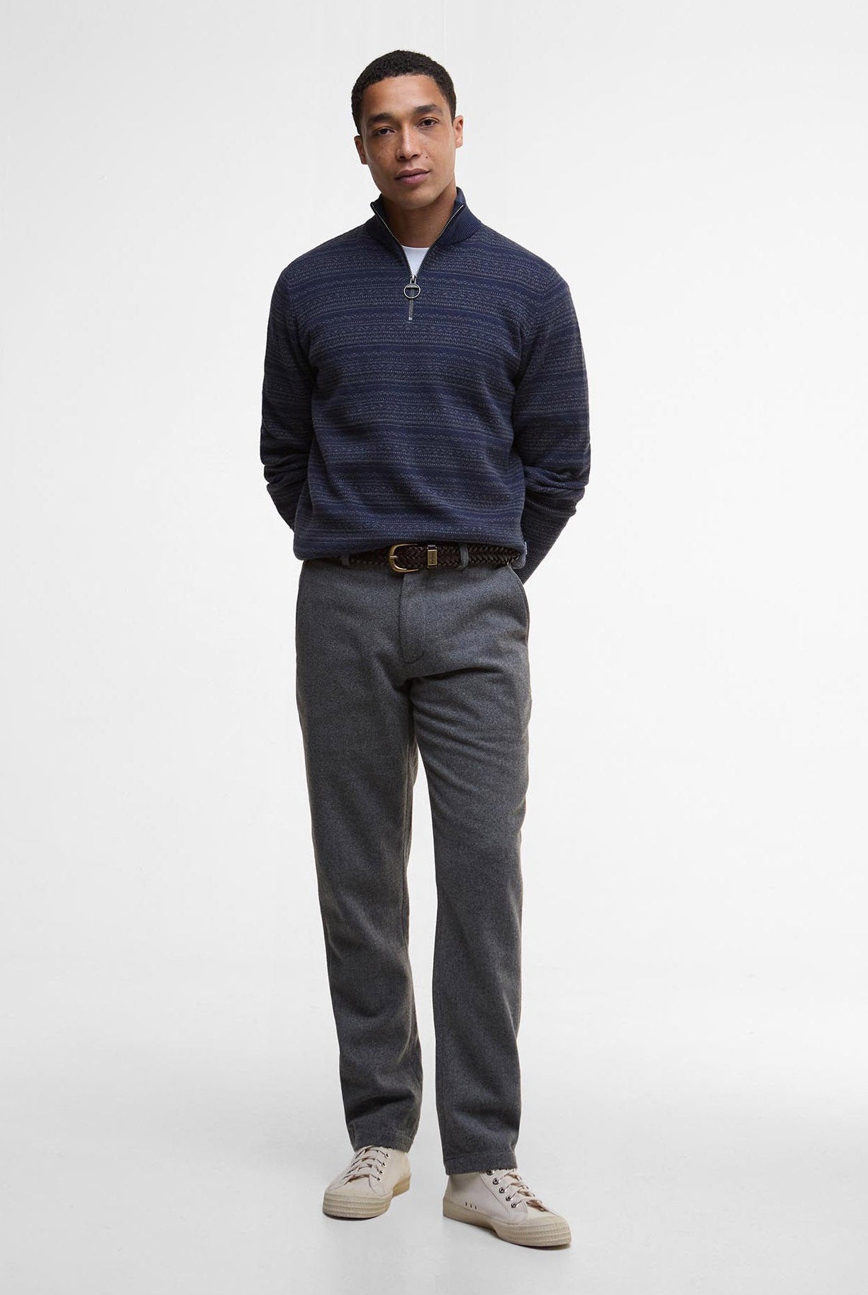 Barbour Dartfield Half-Zip Jumper - Navy