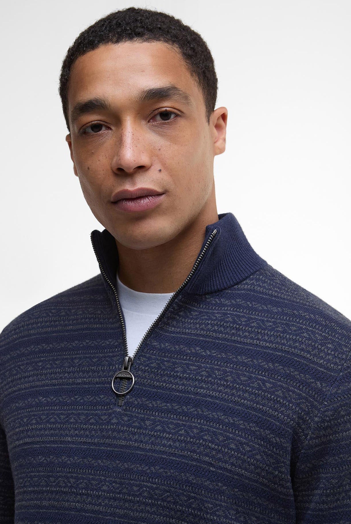 Barbour Dartfield Half-Zip Jumper - Navy