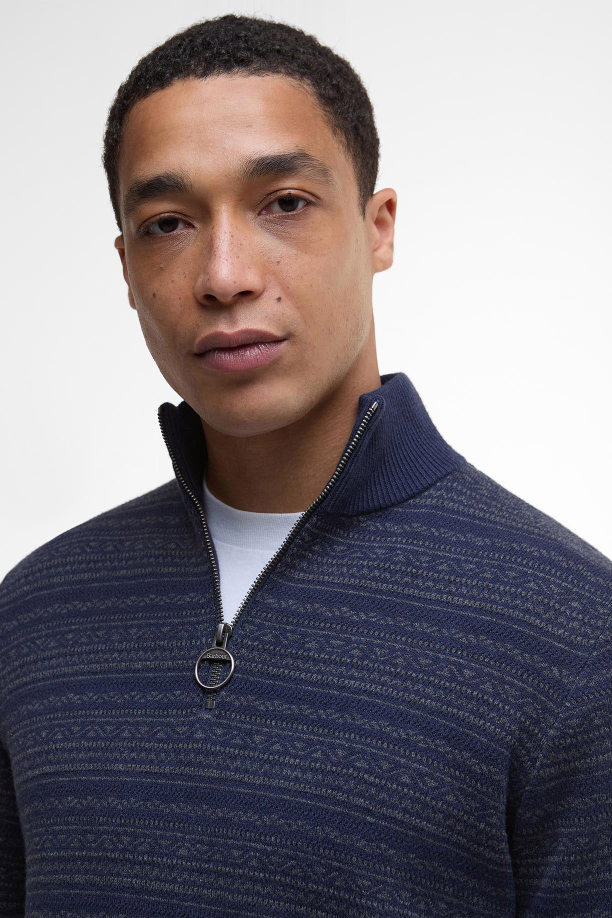 Barbour Dartfield Half-Zip Jumper - Navy