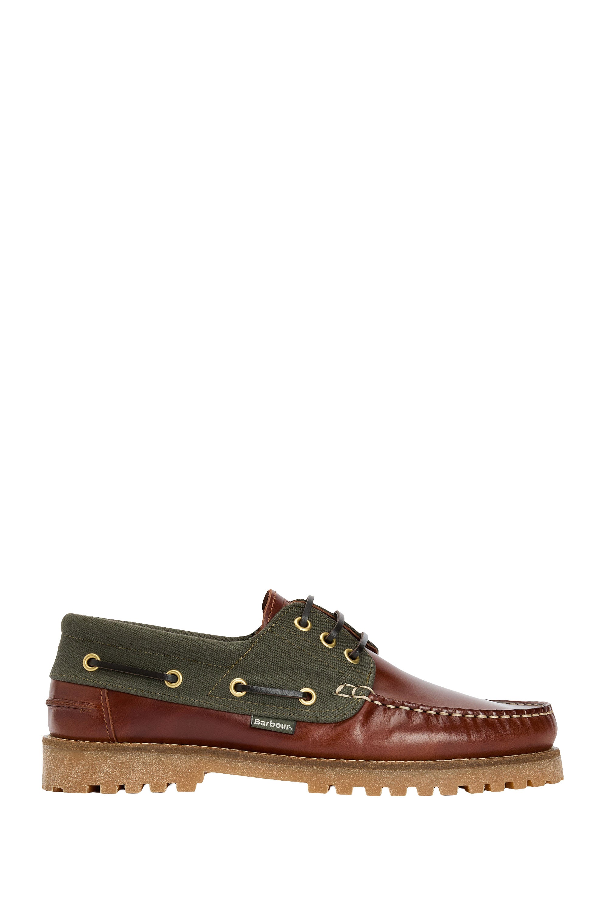 Barbour Deck Boat Shoe - Mahogany