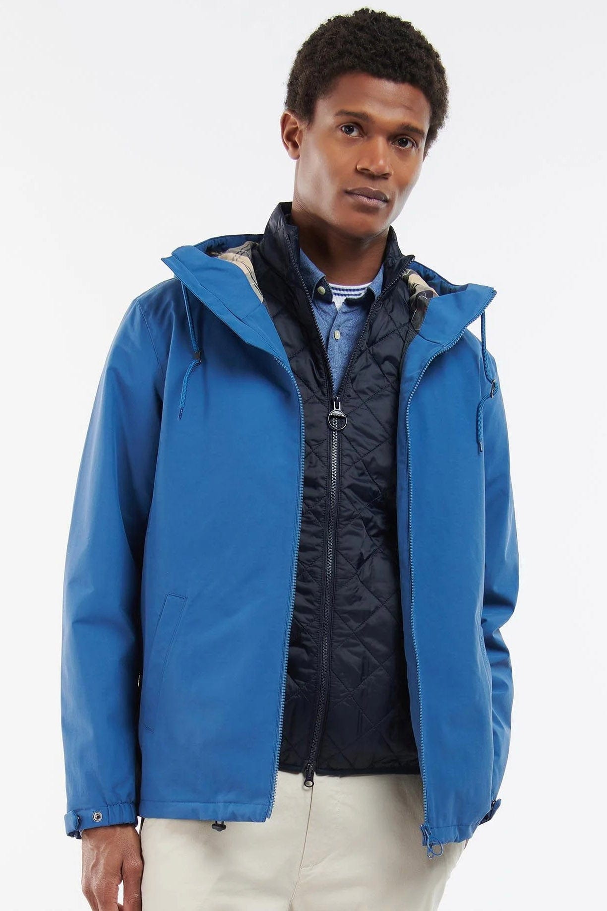 Barbour Dillon Waterproof Jacket - Loch Blue