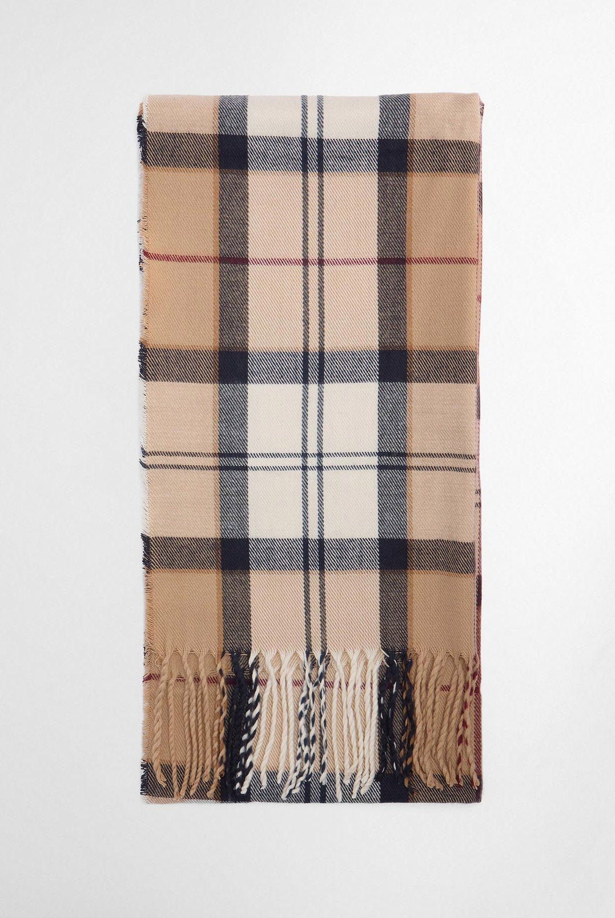 Barbour Dover Beanie & Hailes Scarf Gift Set - Hessian Tartan LGS0054_BE31_OS