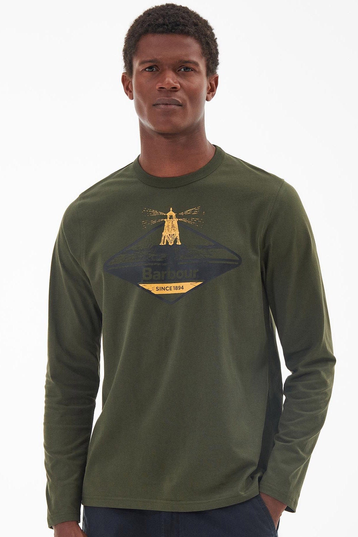 Barbour Dundraw Long Sleeve T-Shirt - Olive