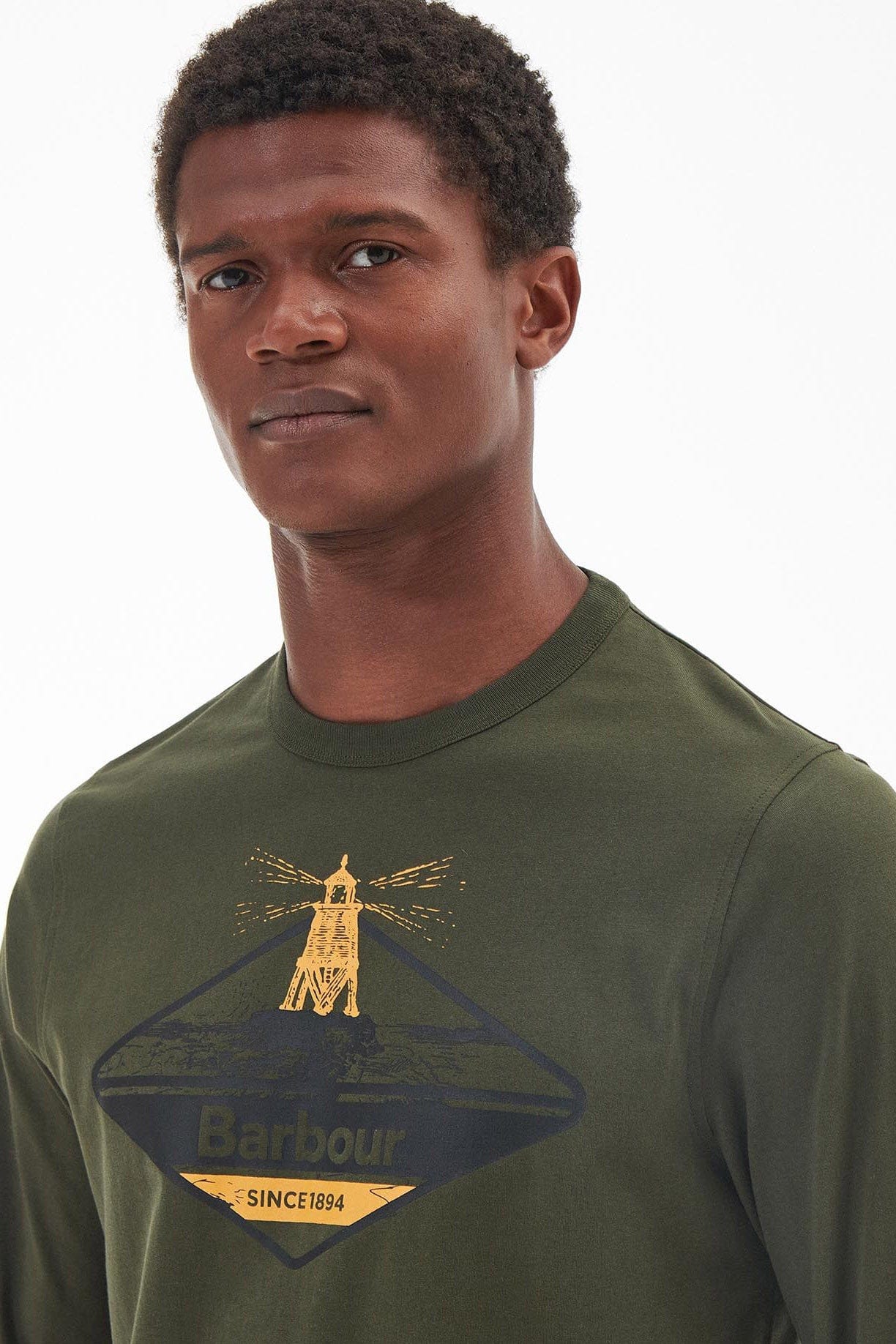 Barbour Dundraw Long Sleeve T-Shirt - Olive