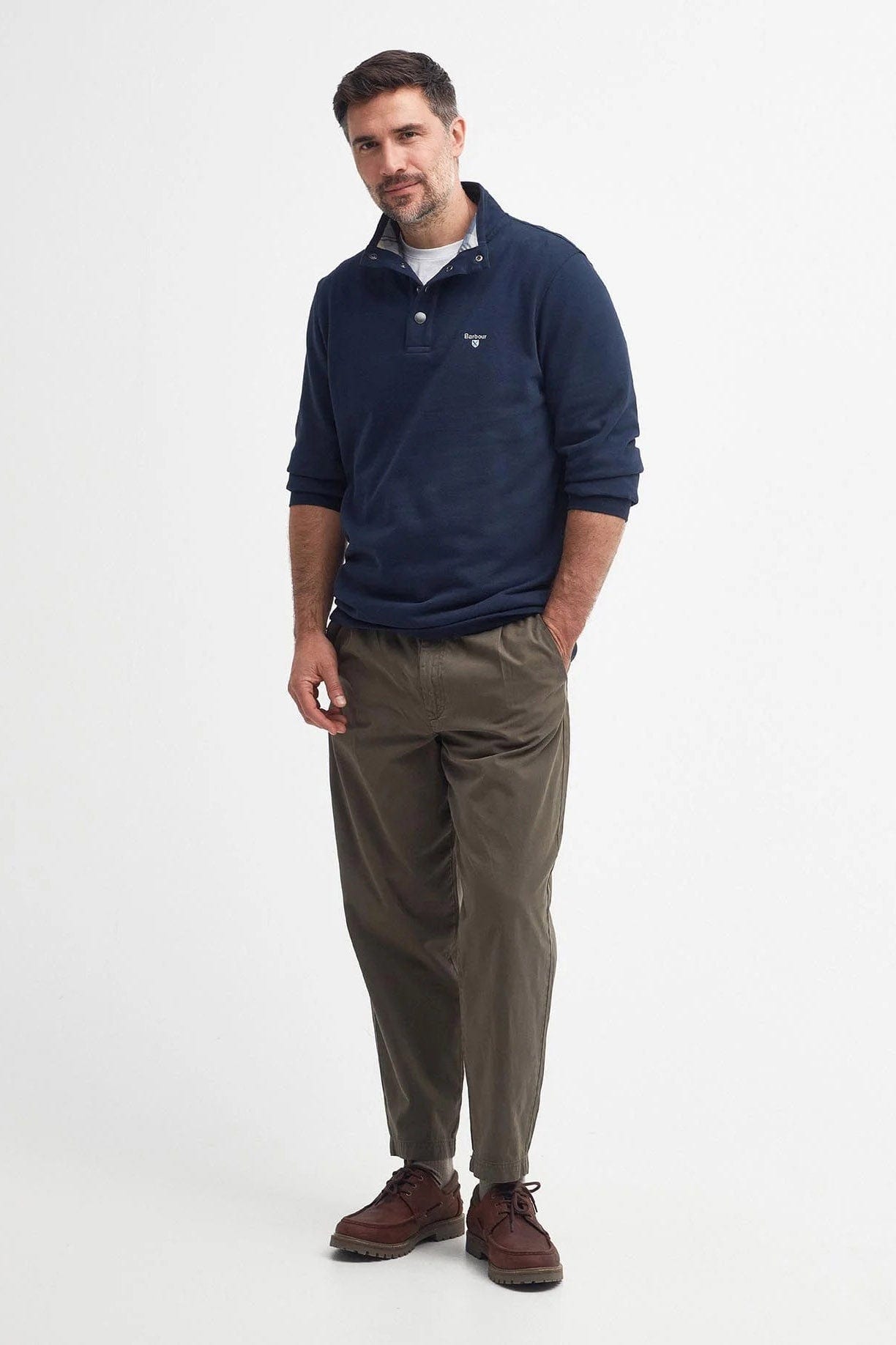 Barbour Egglescliff Sweatshirt - Classic Navy