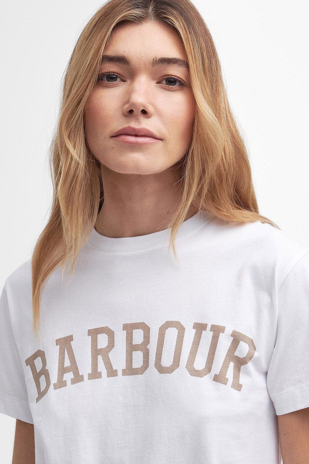 Barbour Ella Logo T-Shirt - Classic White