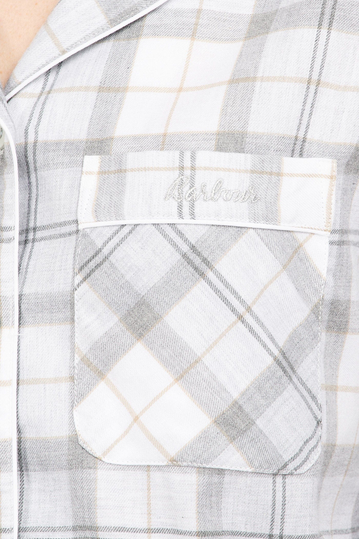 Barbour Ellery Pyjama Set - Light Grey Marl