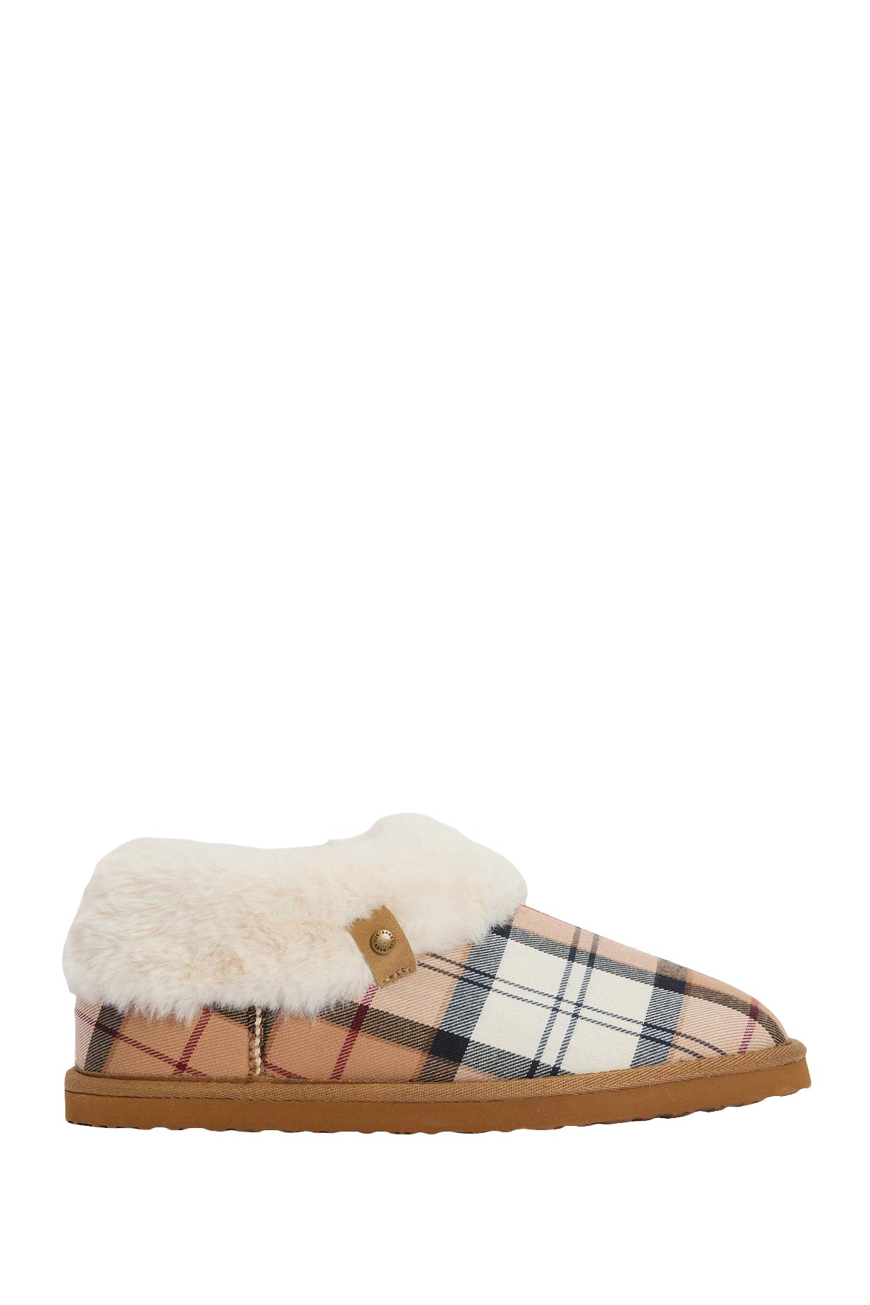 Barbour Eloise Tartan Slipper Boots - Hessian Tartan