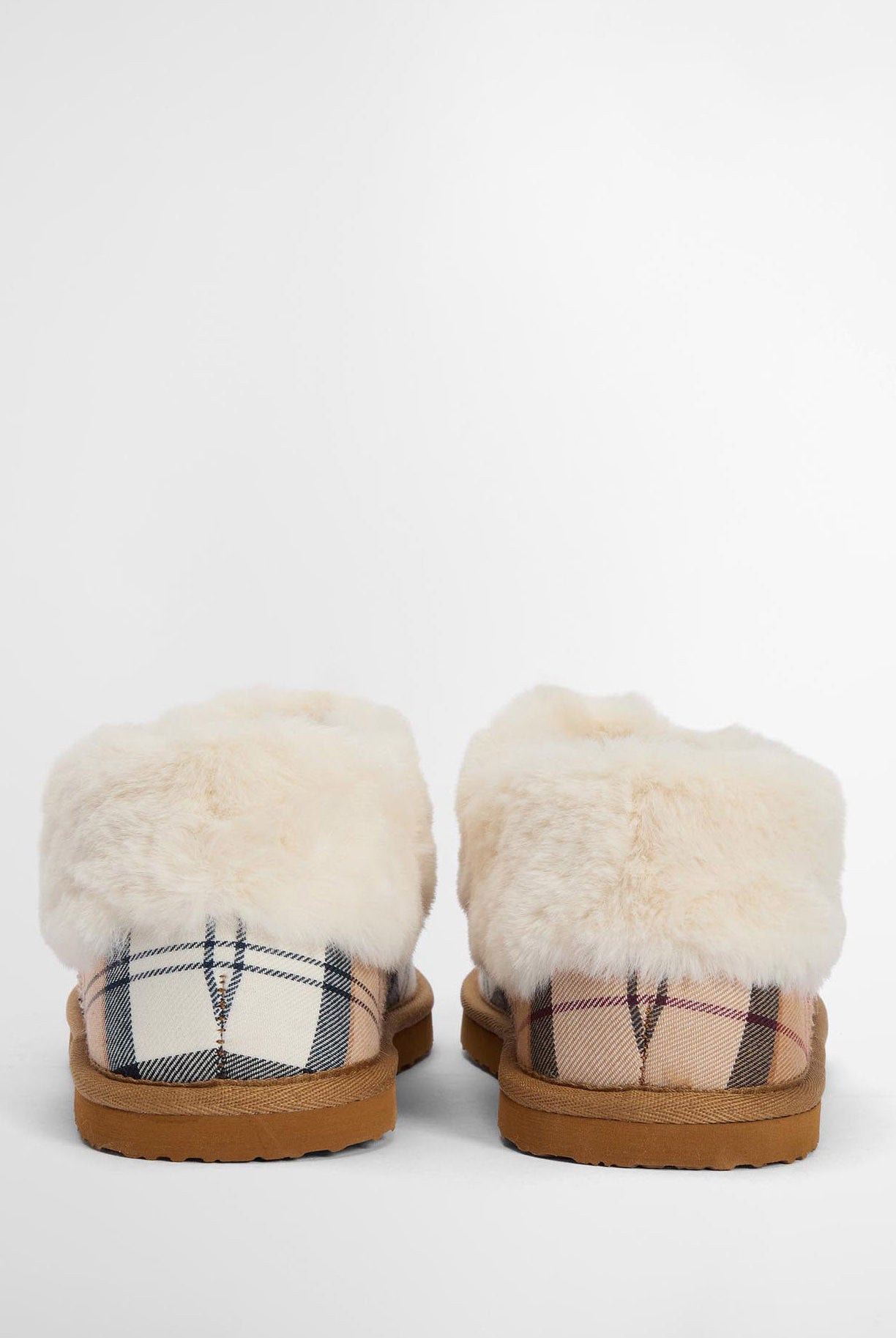 Barbour Eloise Tartan Slipper Boots - Hessian Tartan