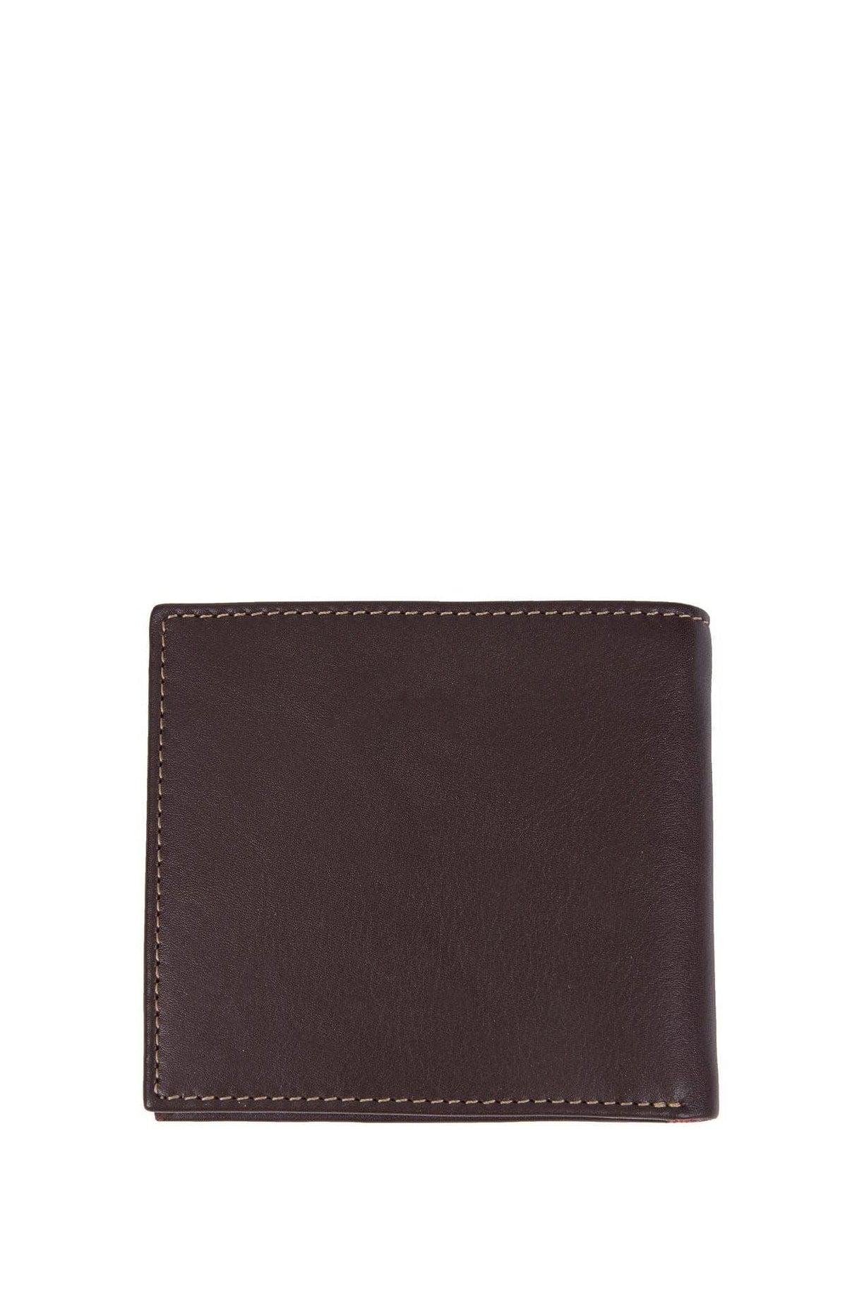 Barbour Elvington Leather Billfold Coin Wallet - Brown/Tan MLG0030_BR56_OS