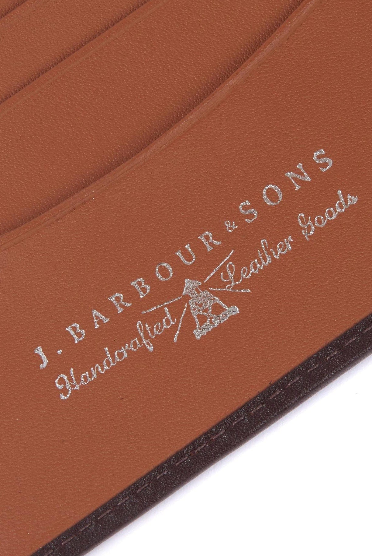 Barbour Elvington Leather Billfold Coin Wallet - Brown/Tan MLG0030_BR56_OS