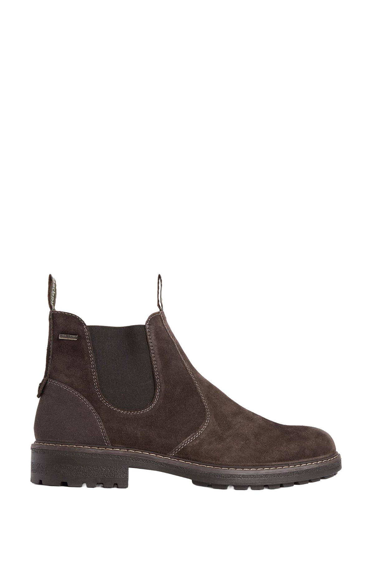 Barbour Embleton Waterproof Chelsea Boot - Brown Suede
