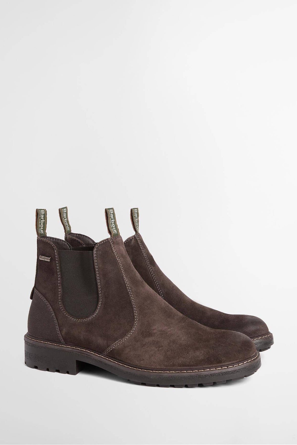 Barbour Embleton Waterproof Chelsea Boot - Brown Suede