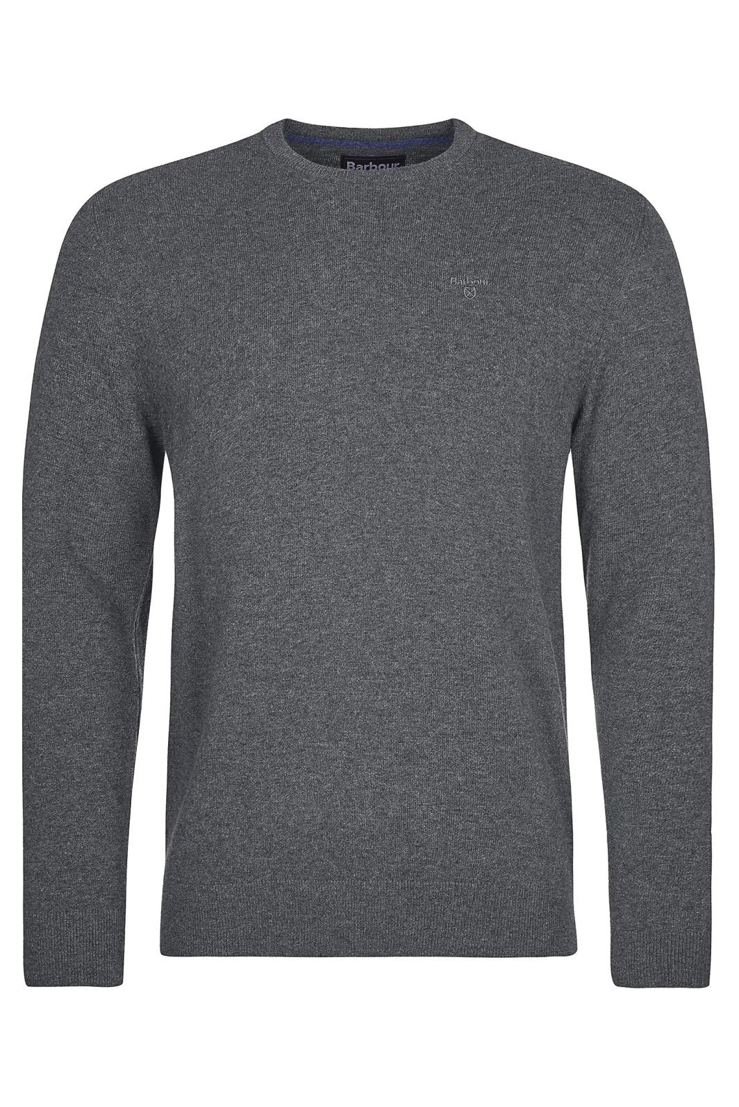 Barbour Essential Crew Neck Jumper - Charcoal