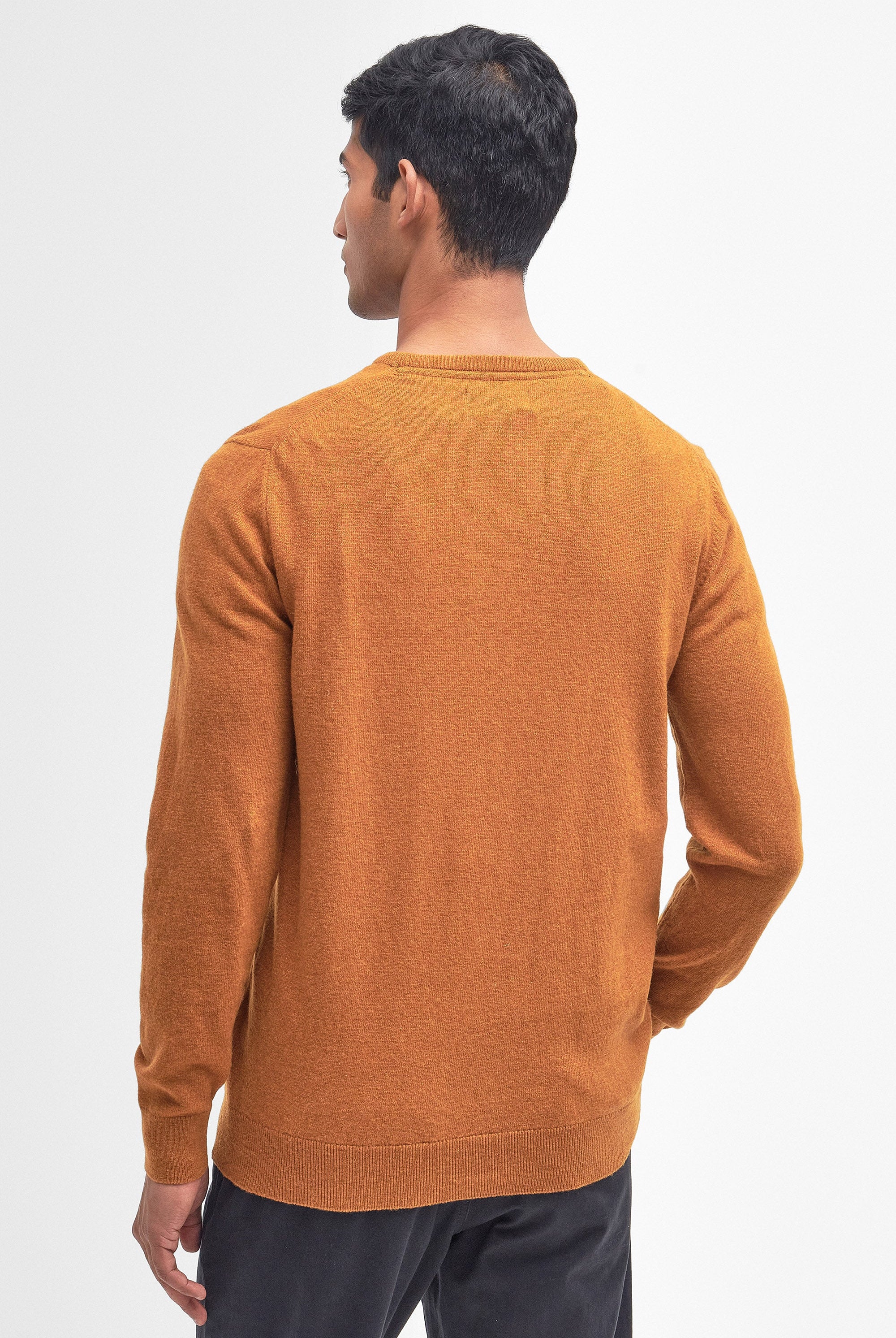 Barbour Essential Crew Neck Jumper - Dark Copper