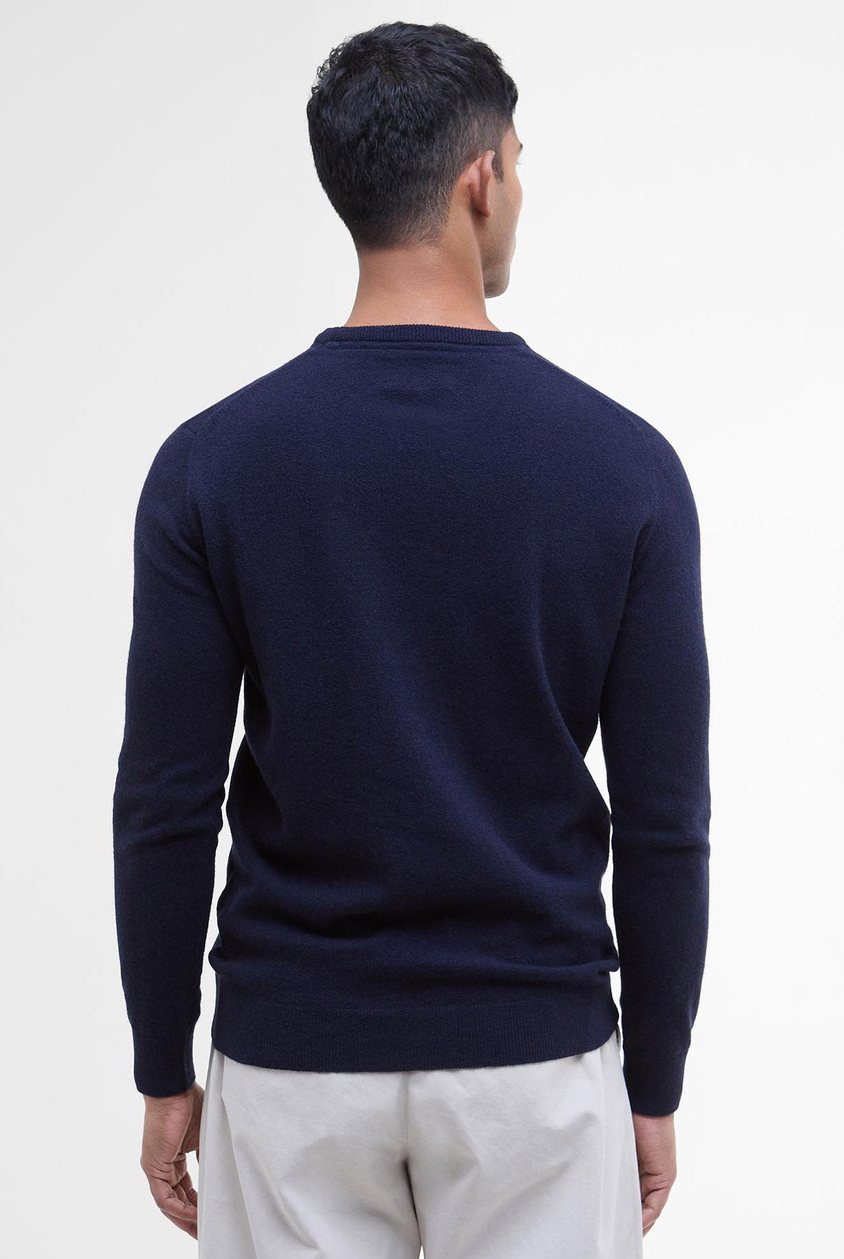 Barbour Essential Crew Neck Jumper - Navy