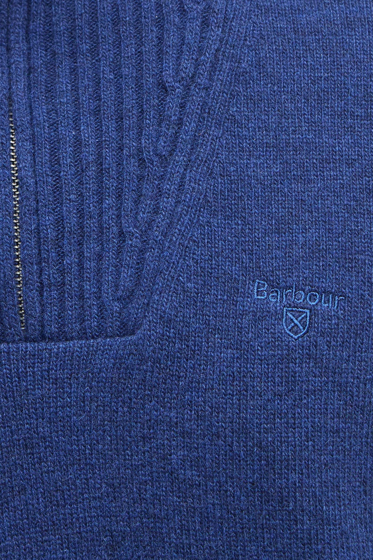 Barbour Essential Half-Zip Jumper - Atlantic Blue
