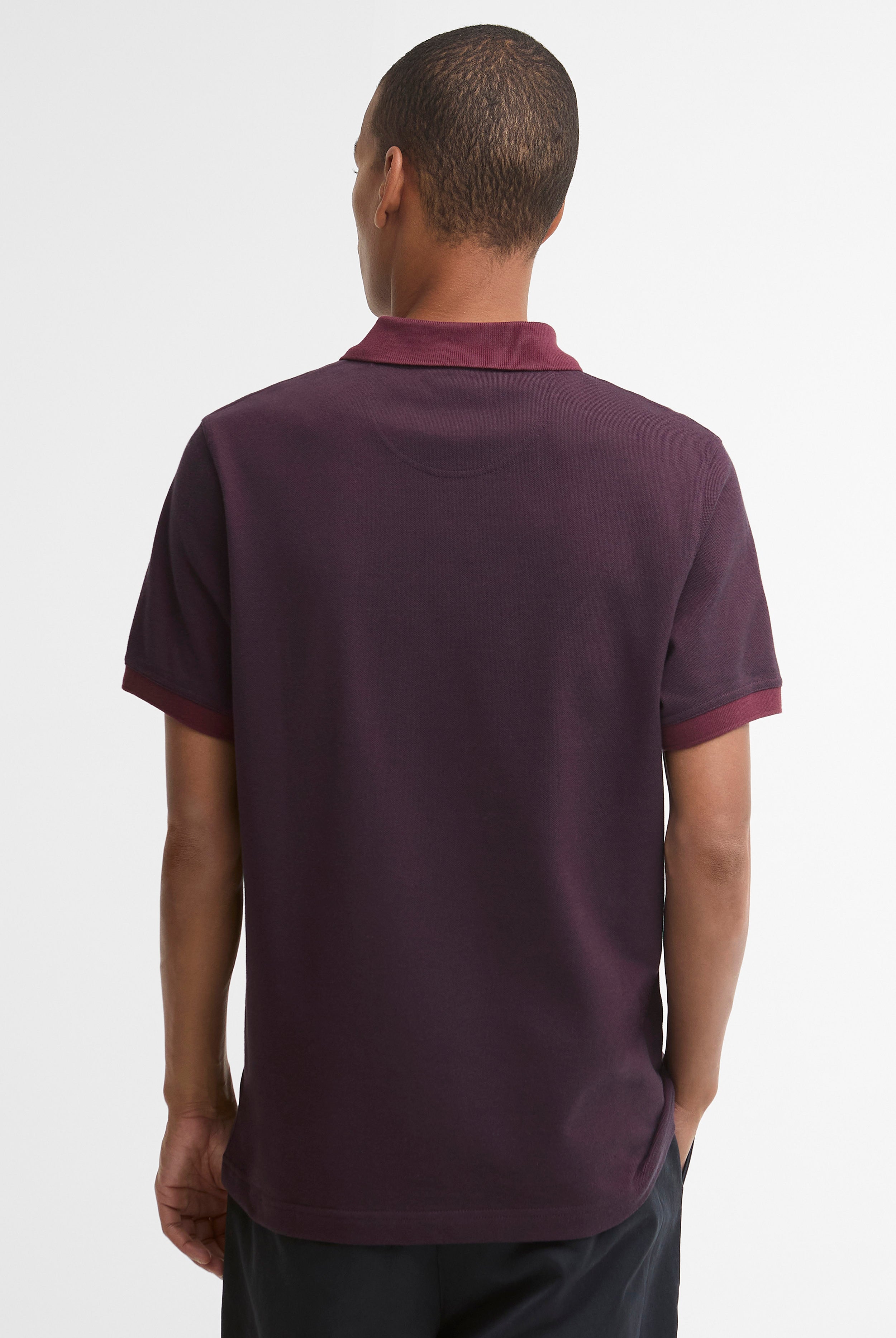 Barbour Essential Sport Polo - Bordeaux