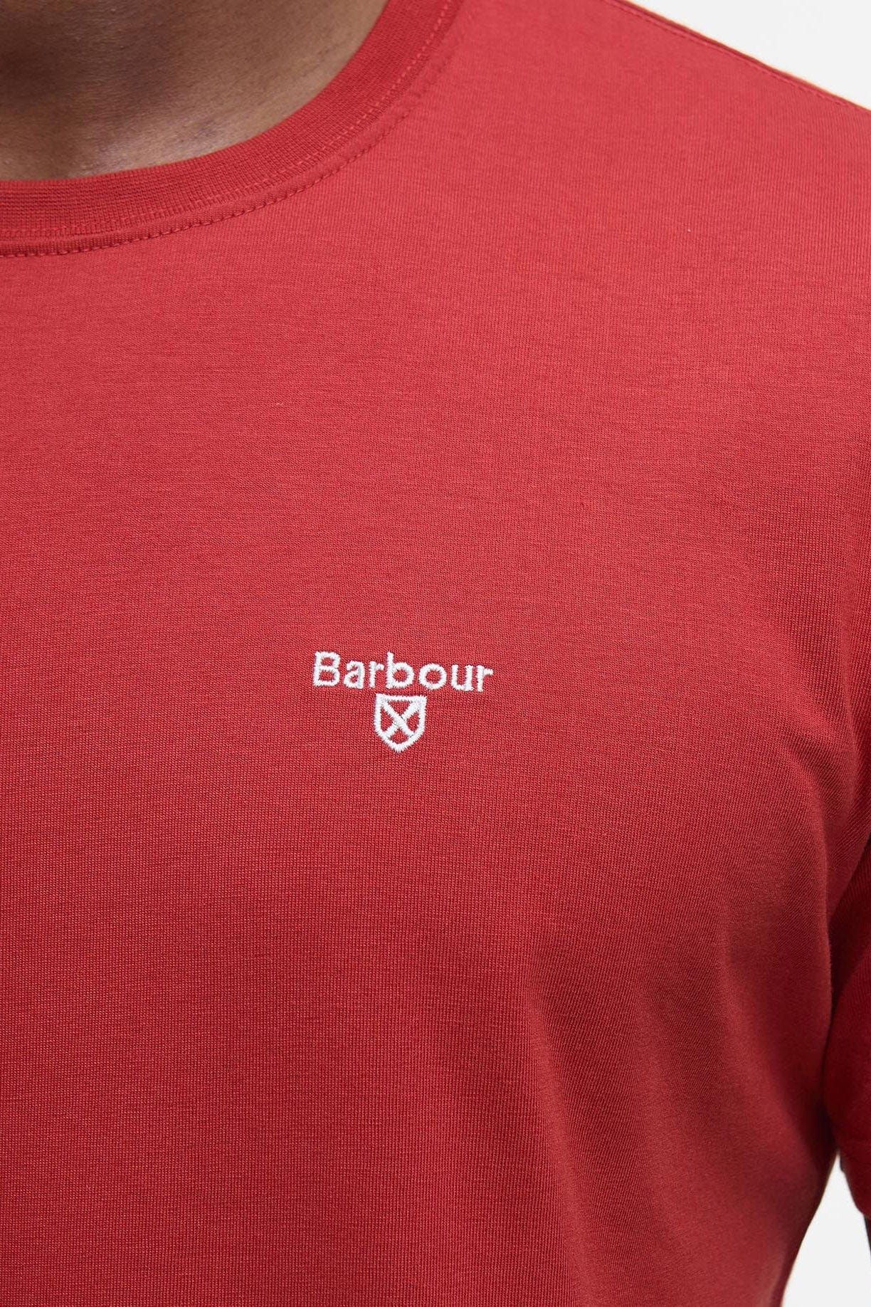 Barbour Essential Sports T-Shirt - Red Spice