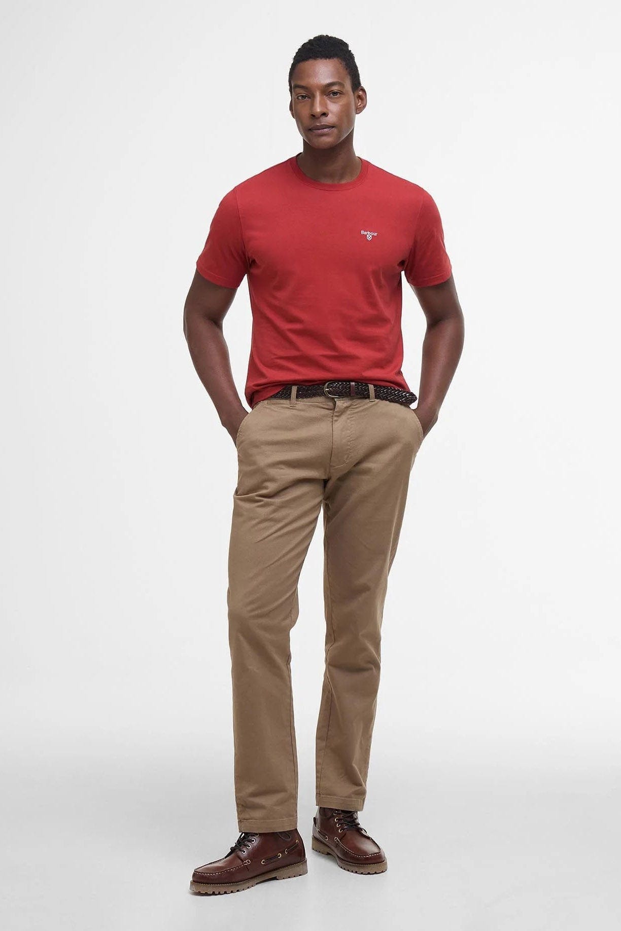 Barbour Essential Sports T-Shirt - Red Spice