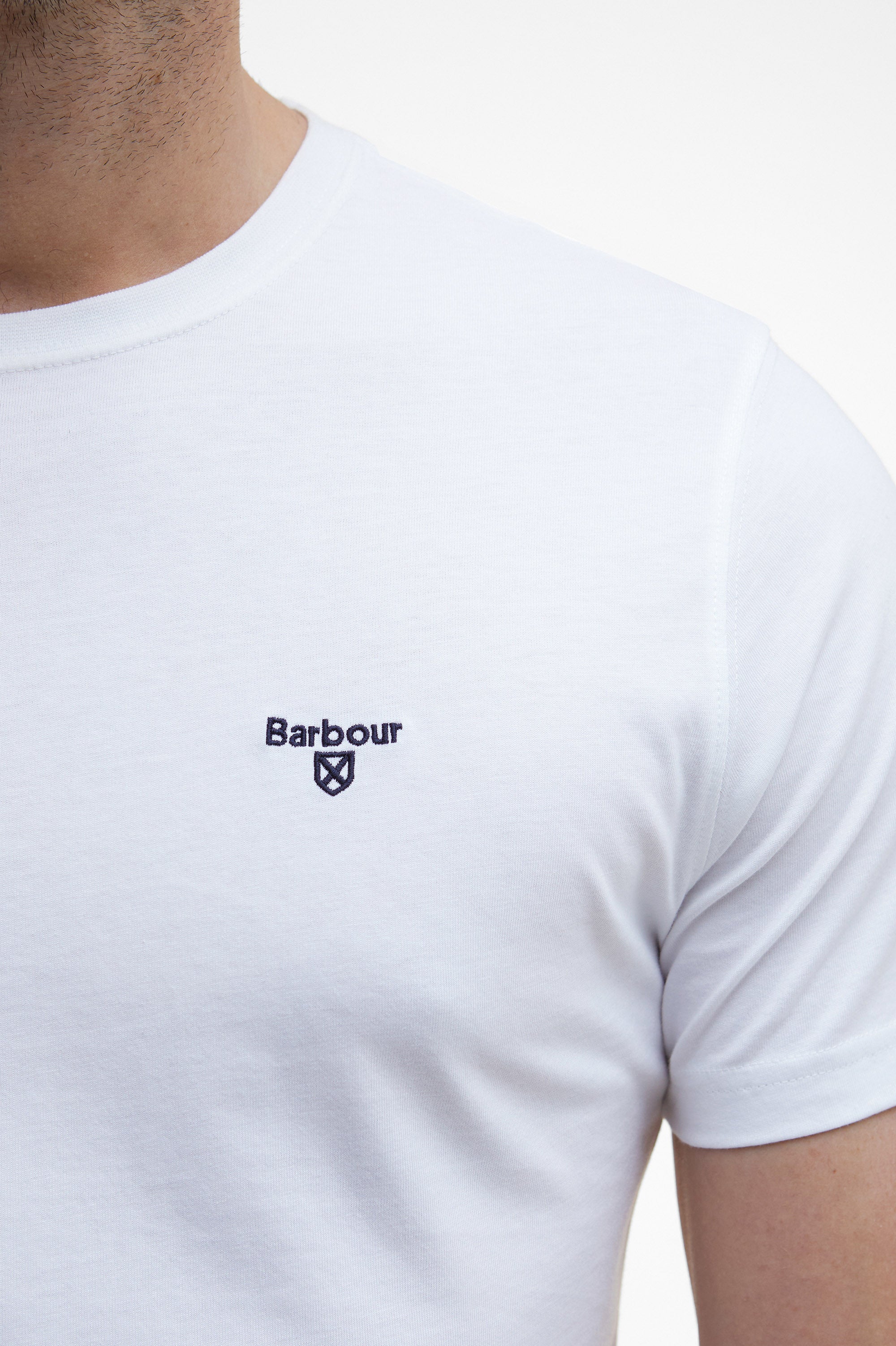 Barbour Essential Sports Tee - White