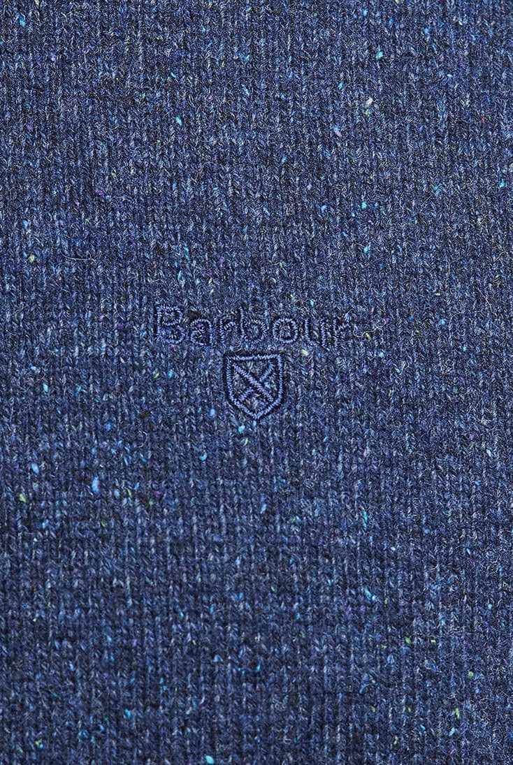 Barbour Essential Tisbury Crew Neck Jumper - Deep Blue