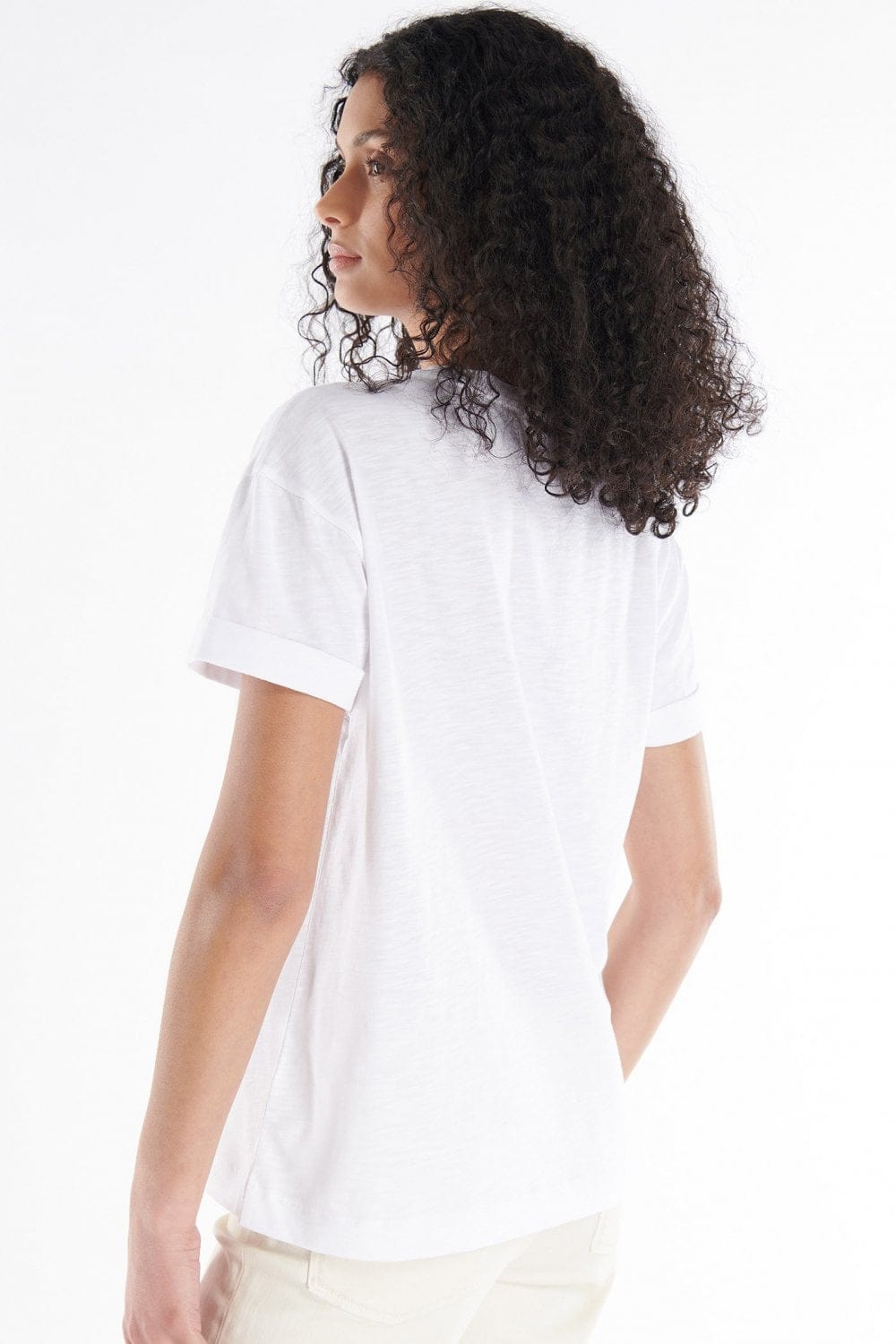Barbour Evergreen Tee - White