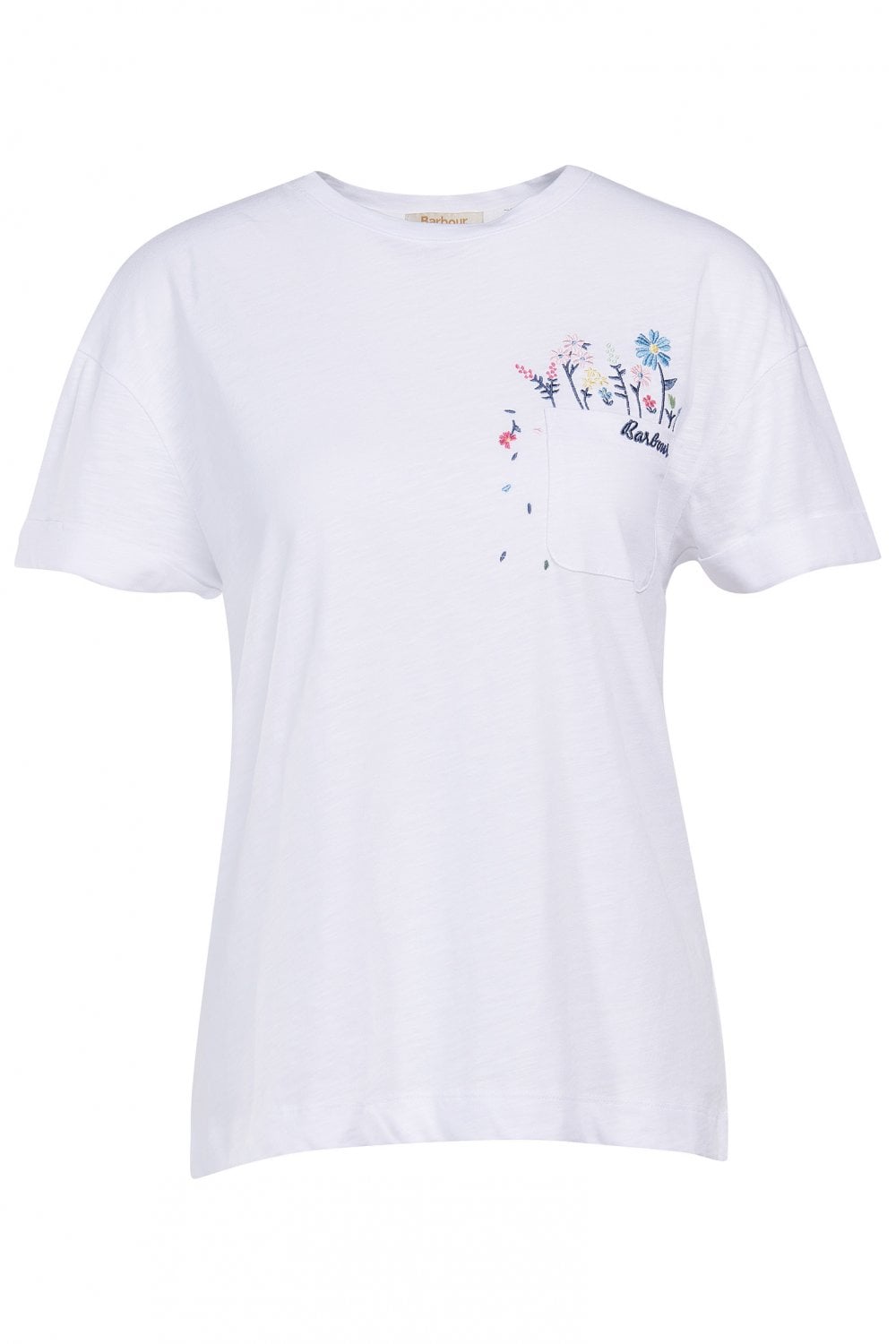 Barbour Evergreen Tee - White