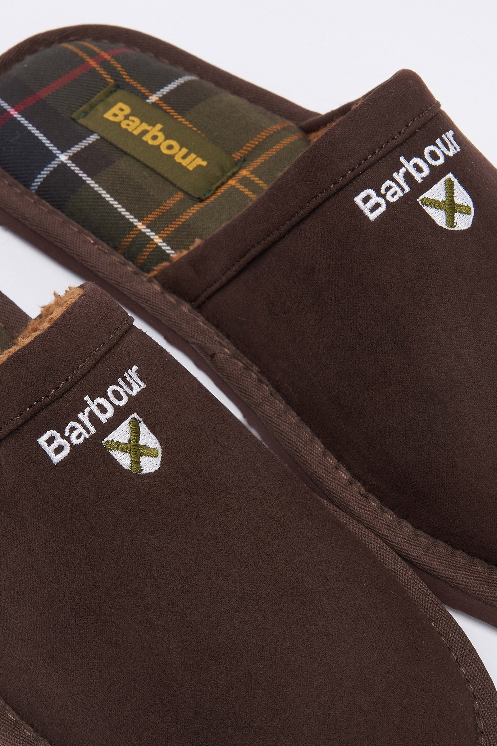 Barbour Everitt Mule Slippers - Brown