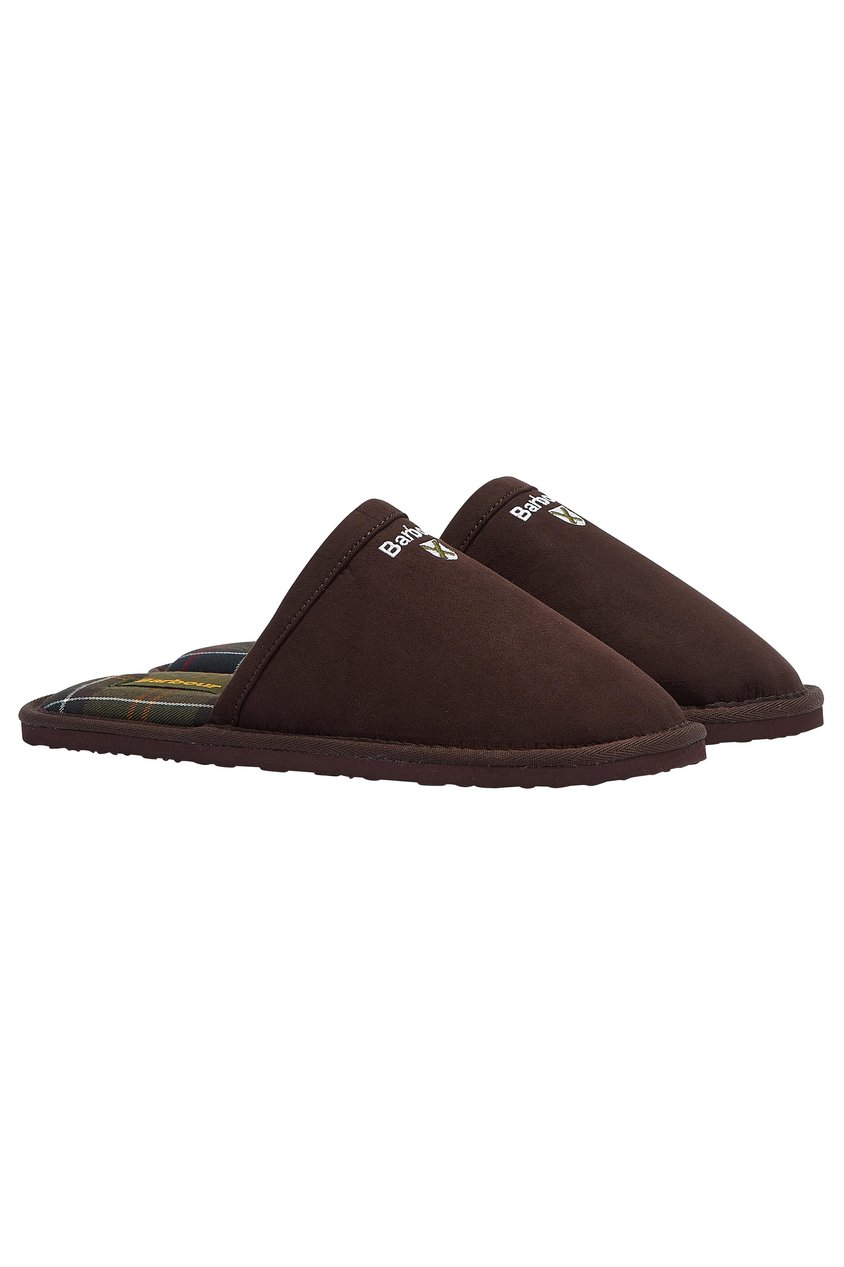 Barbour Everitt Mule Slippers - Brown