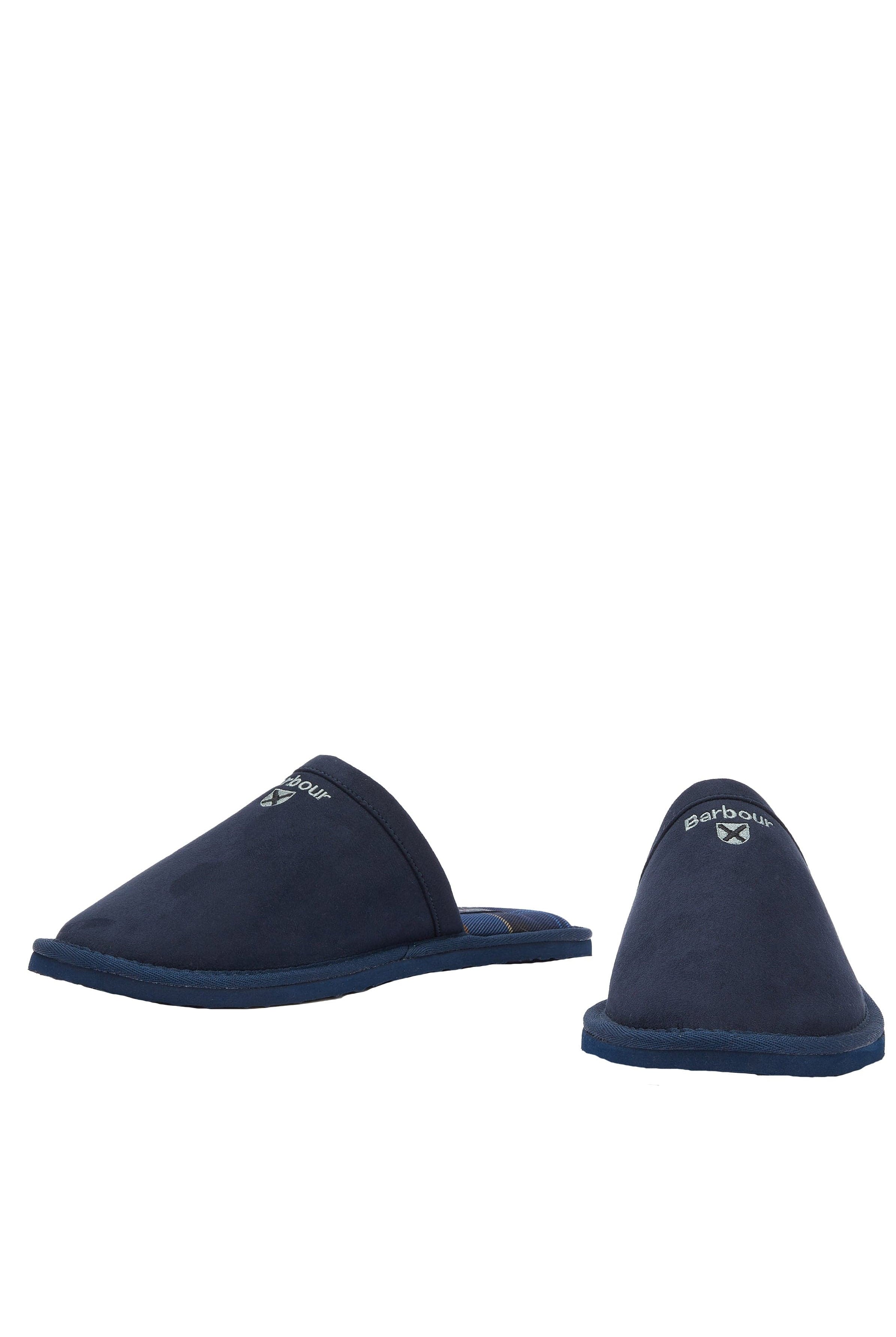 Barbour Everitt Mule Slippers - Navy
